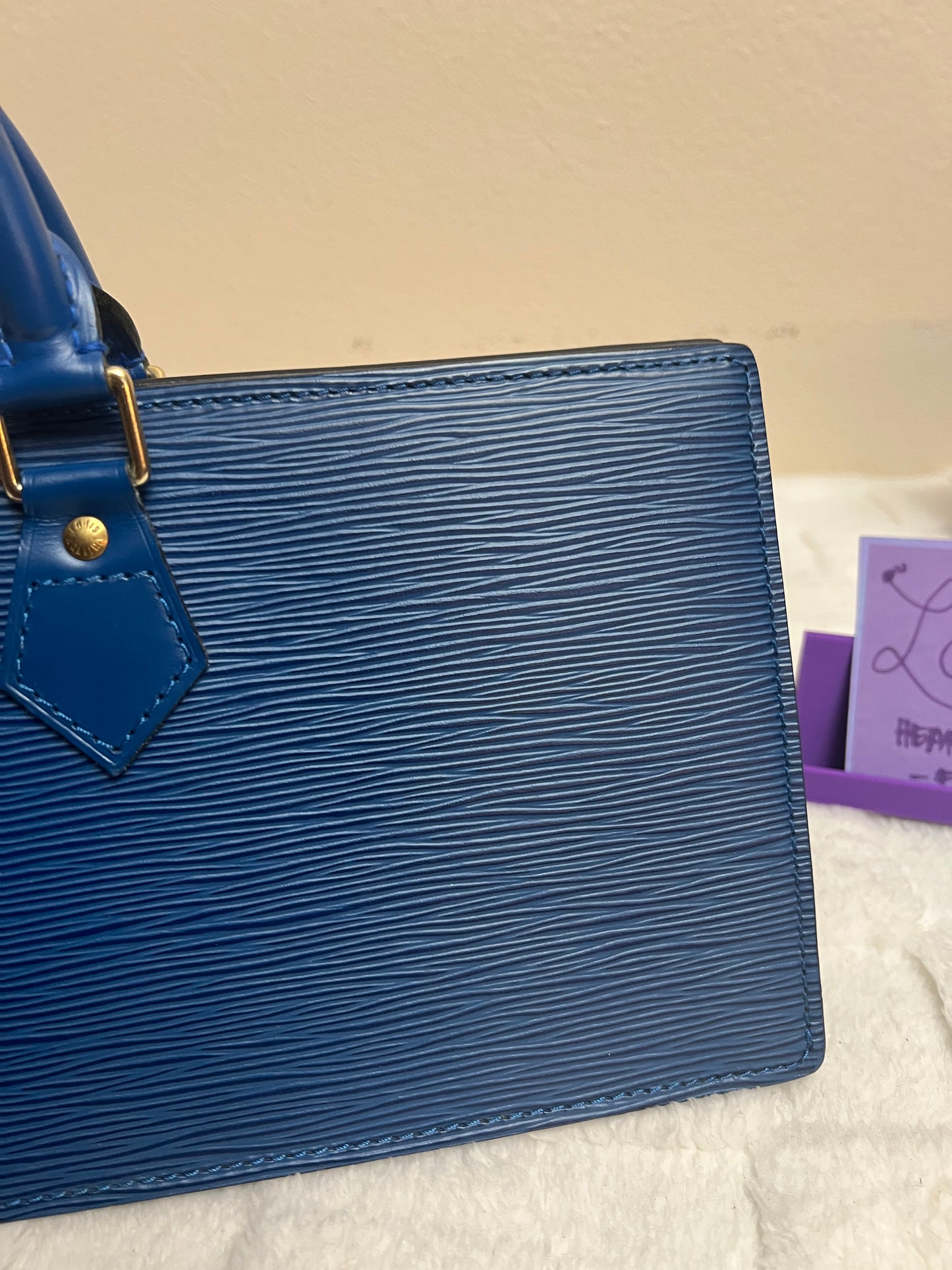 SAC TRIANGLE EPI BLUE
