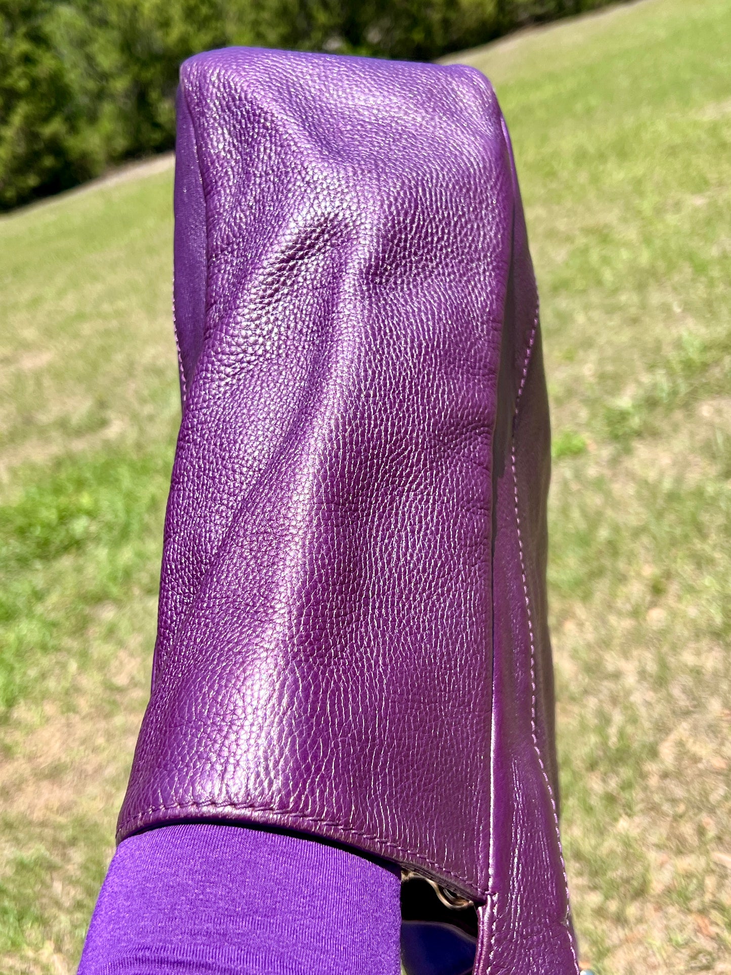 PURPLE TOTE BAG