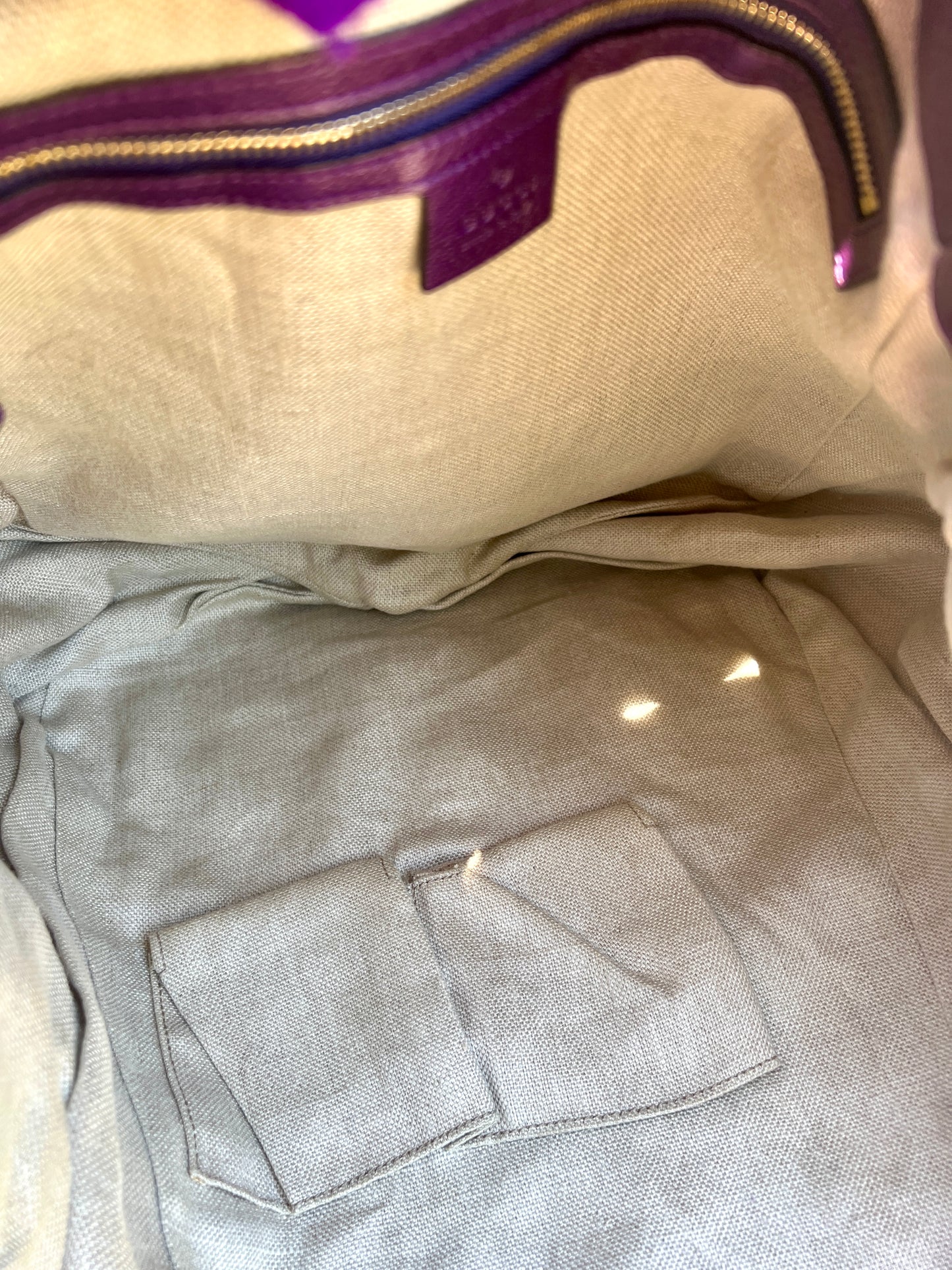 PURPLE TOTE BAG