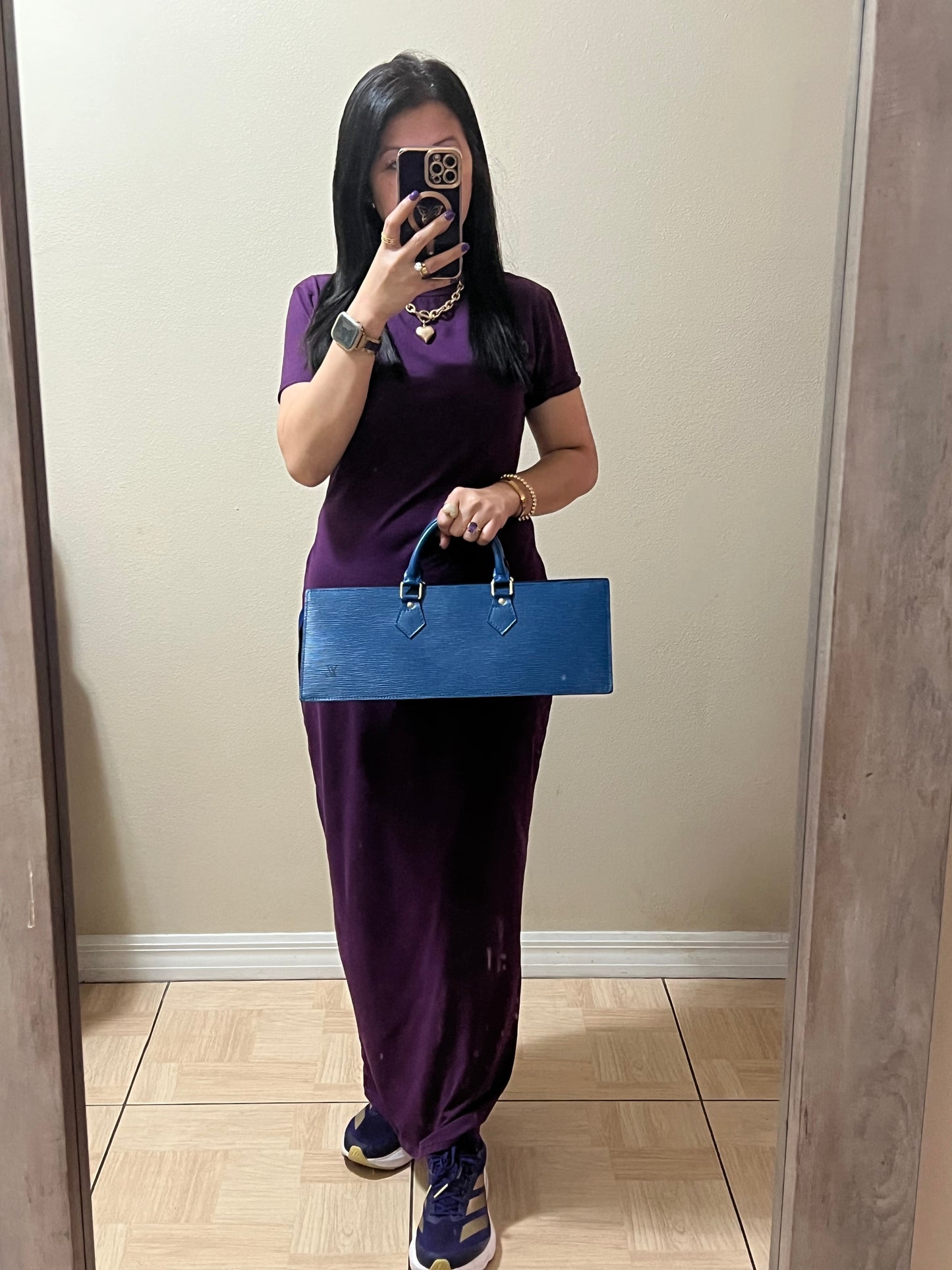 SAC TRIANGLE EPI BLUE