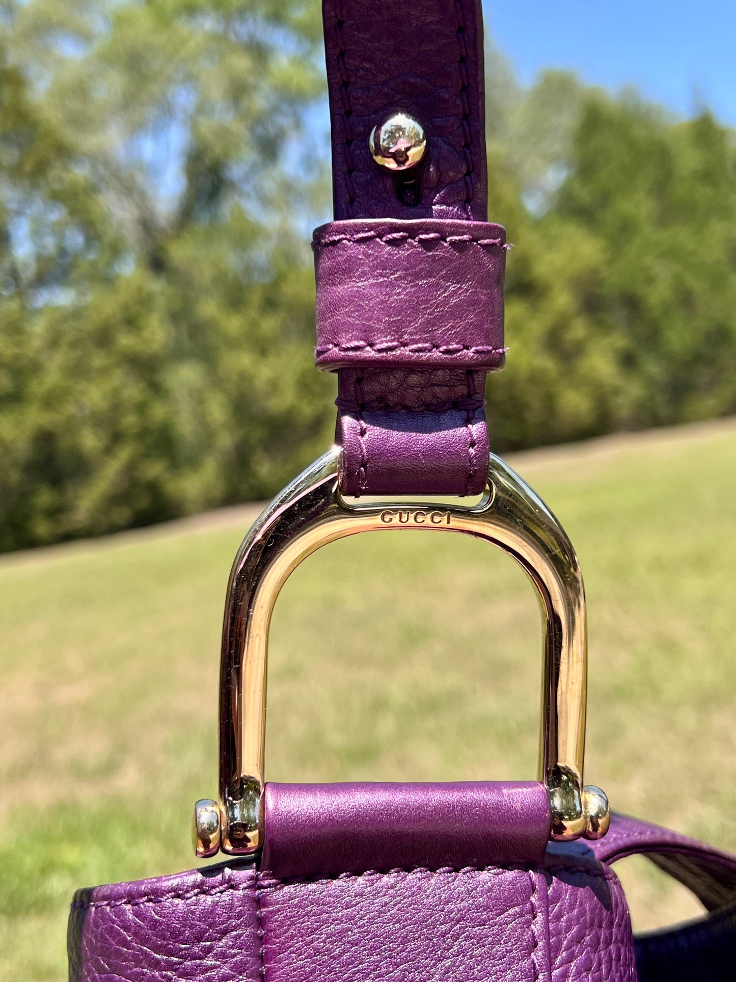 PURPLE TOTE BAG