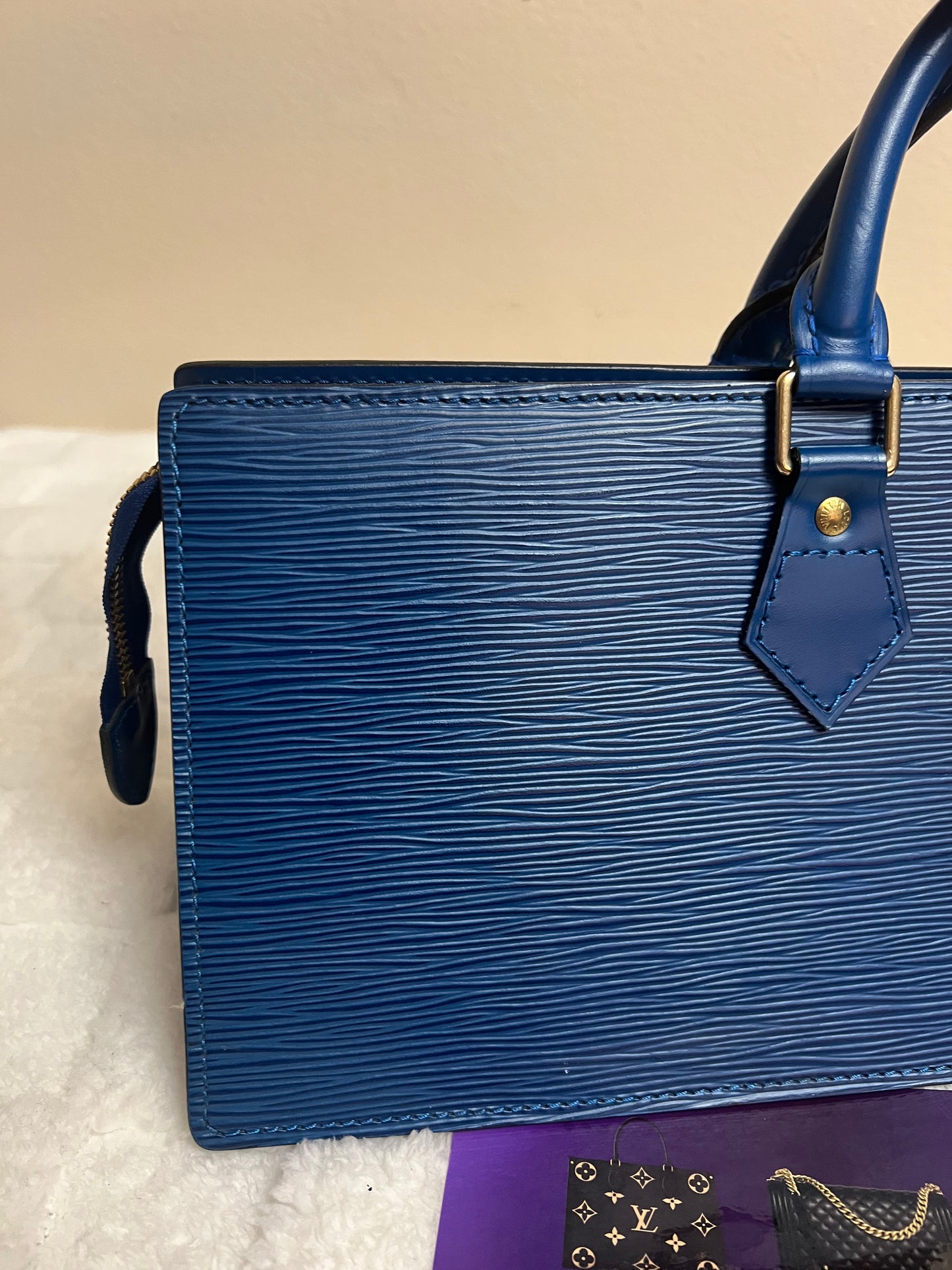 SAC TRIANGLE EPI BLUE