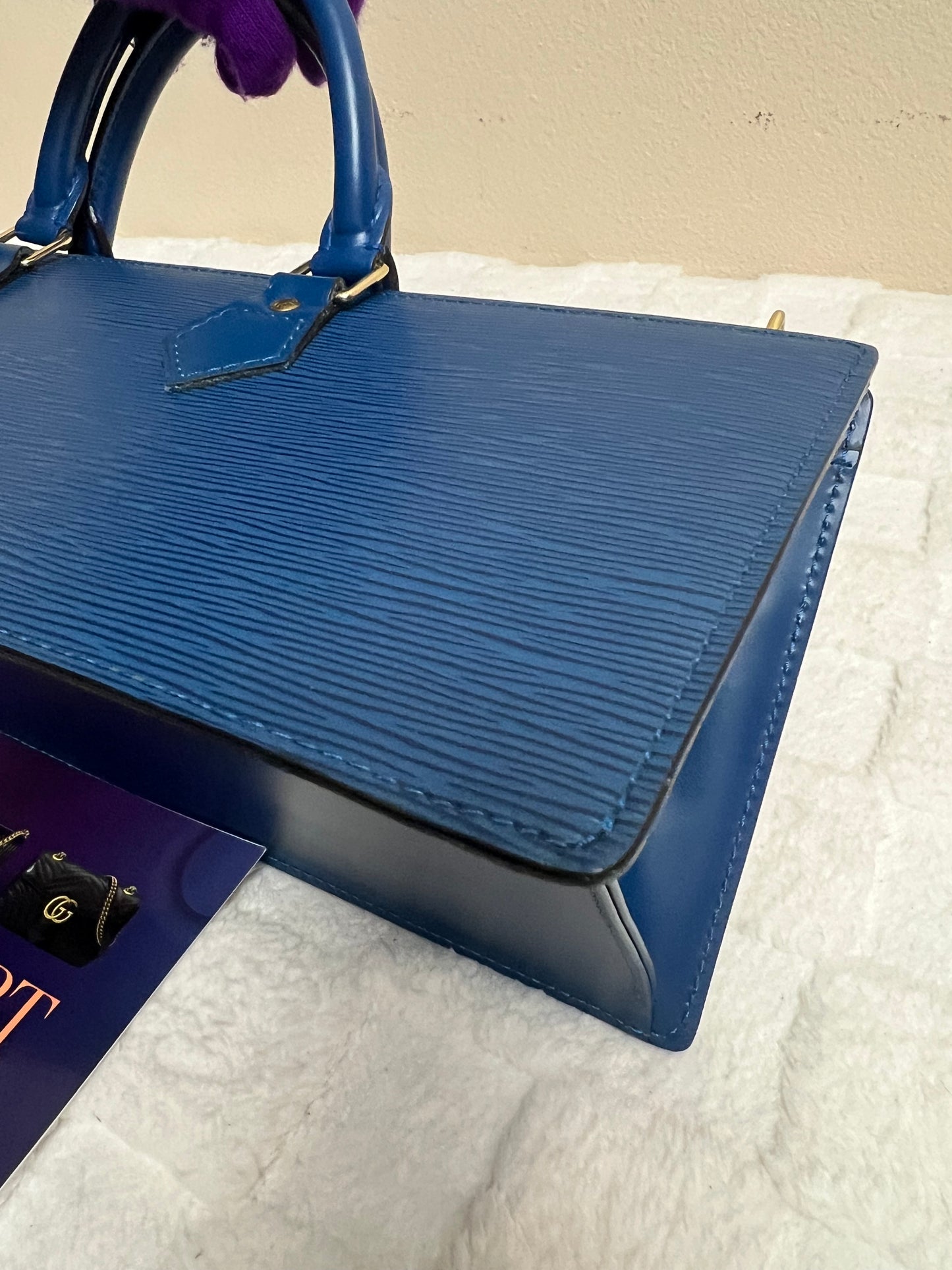 SAC TRIANGLE EPI BLUE