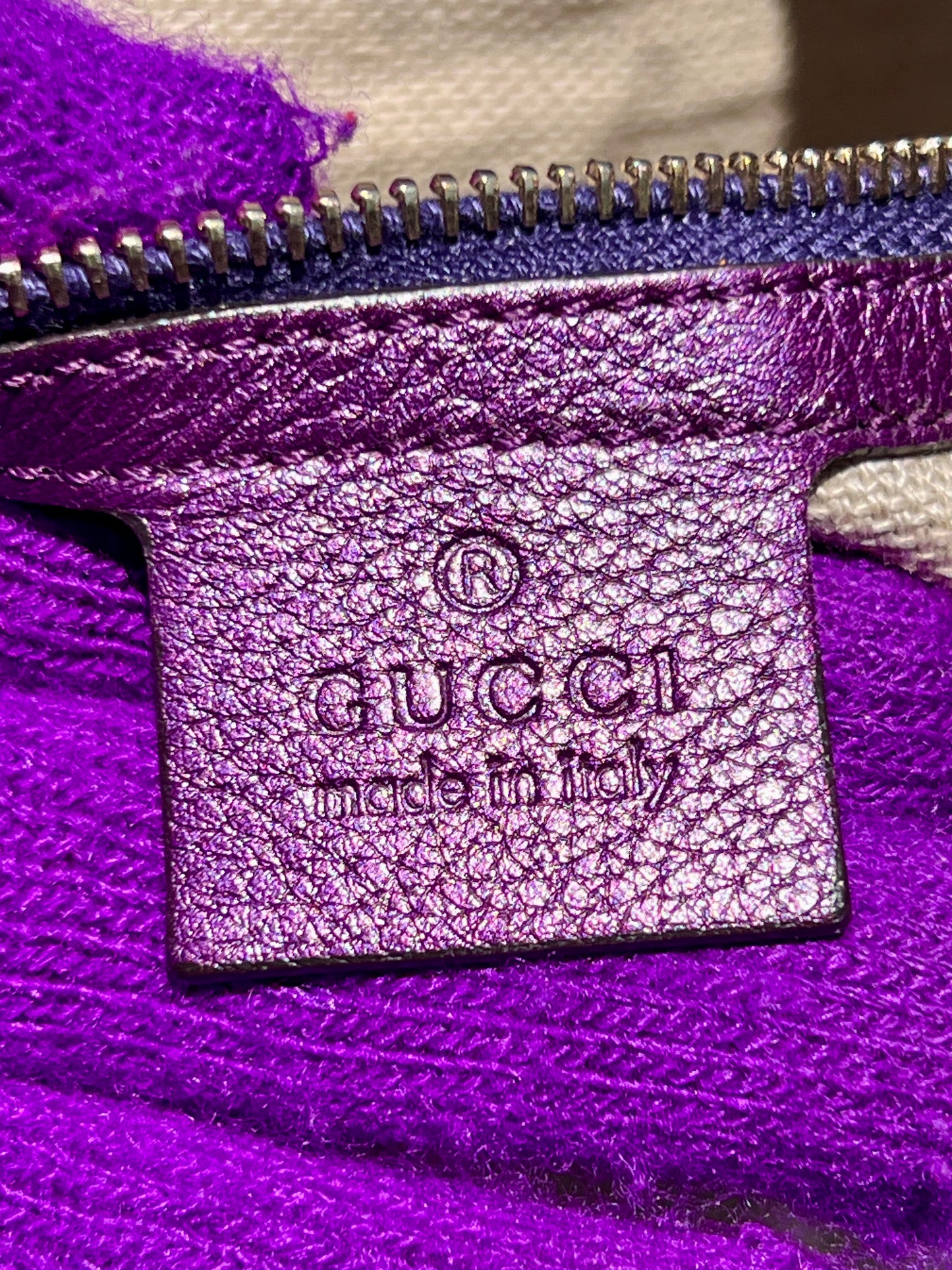 PURPLE TOTE BAG