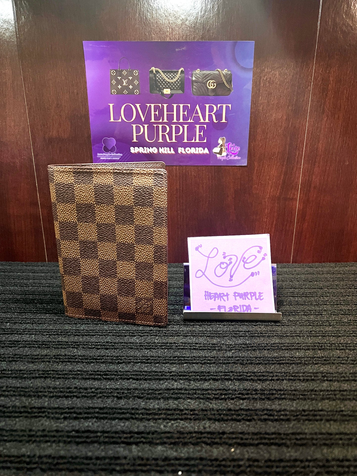 PASSPORT HOLDER DAMIER