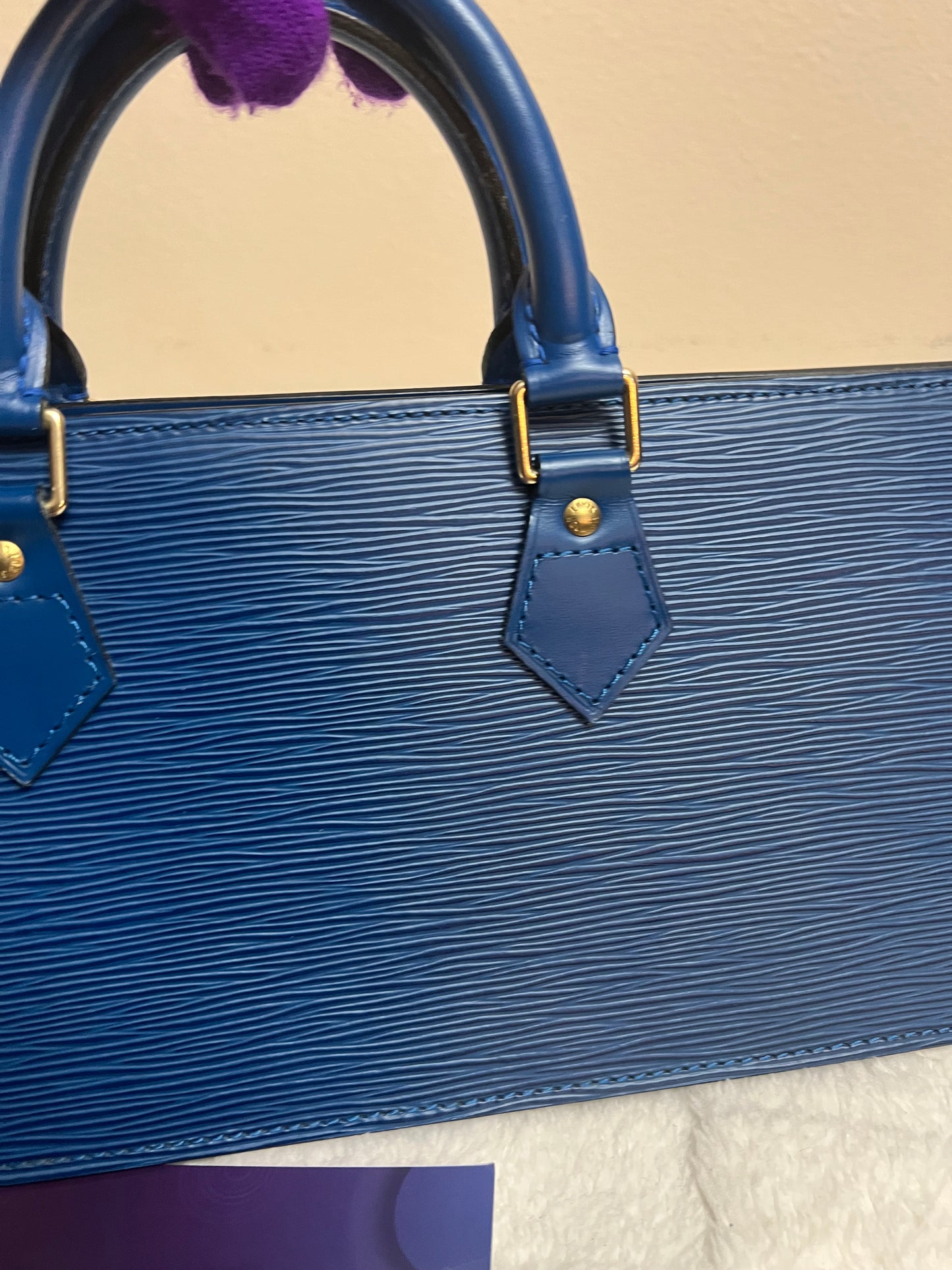 SAC TRIANGLE EPI BLUE