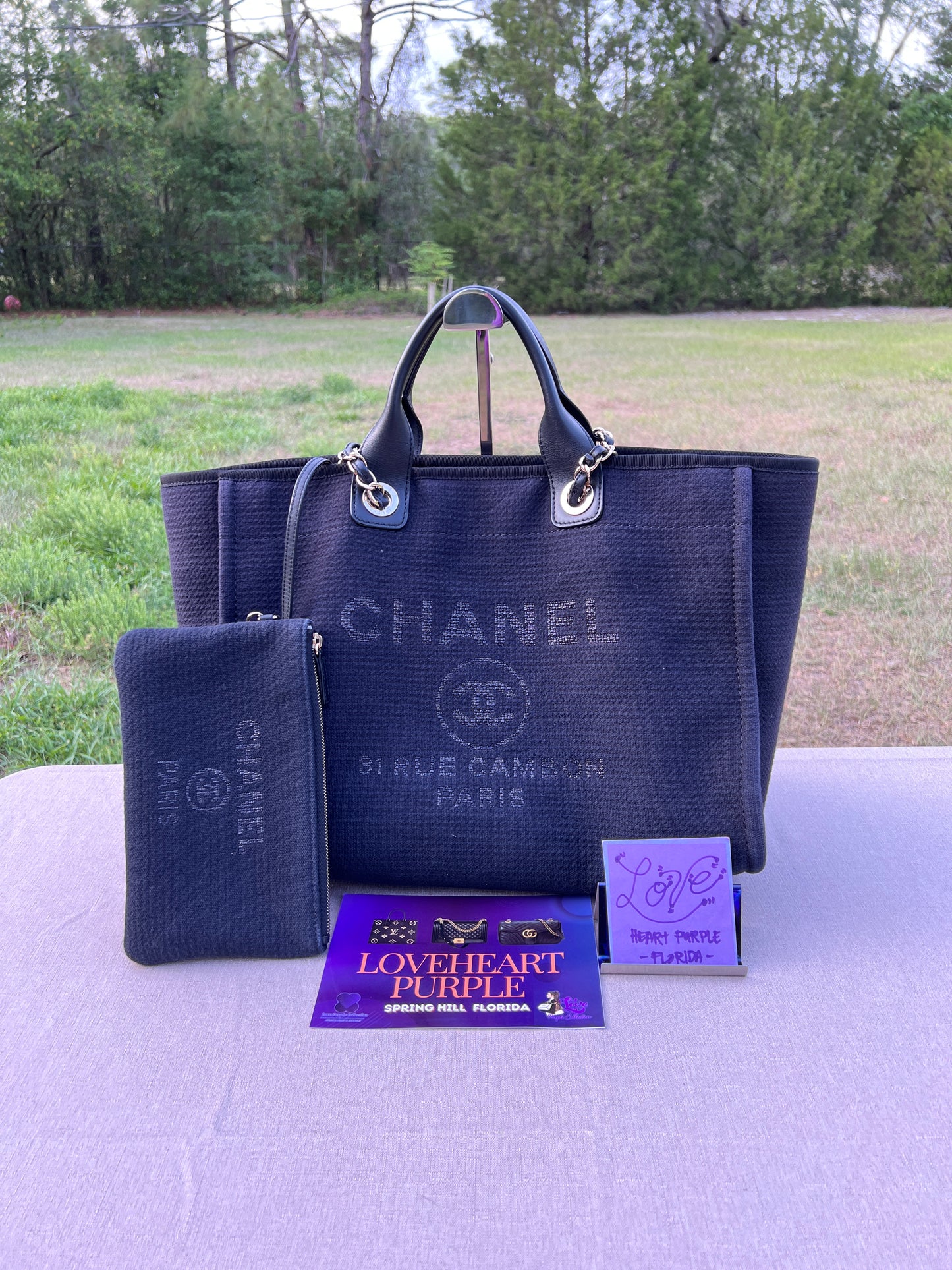 DEAUVILLE TOTE MEDIUM BLACK