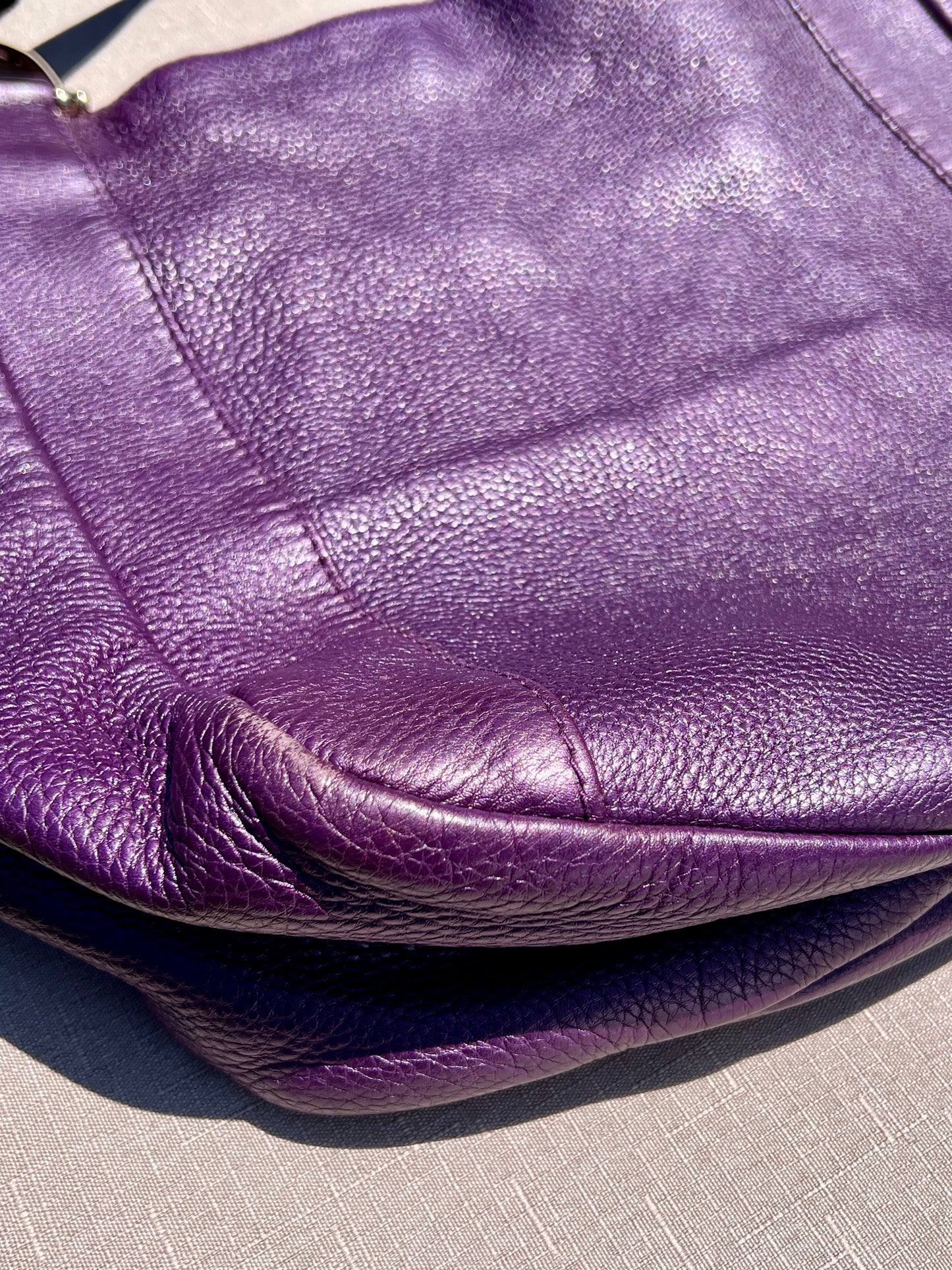 PURPLE TOTE BAG