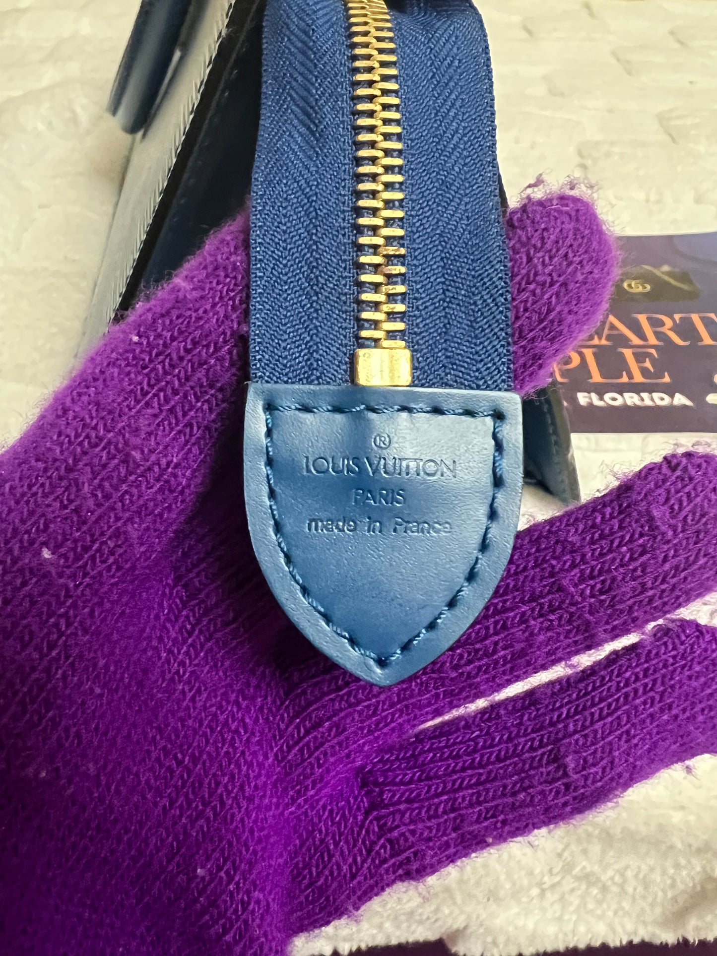 SAC TRIANGLE EPI BLUE