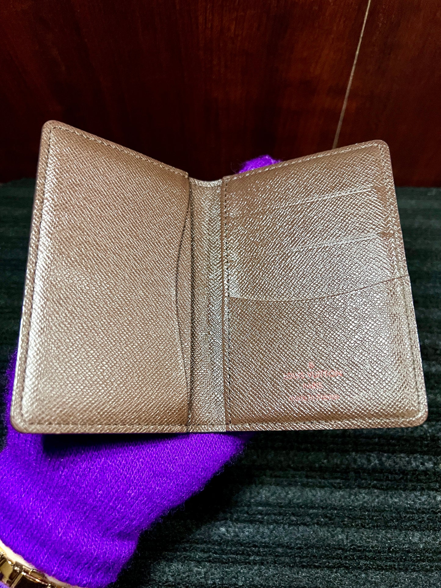 COMPACT CARD HOLDER DAMIER