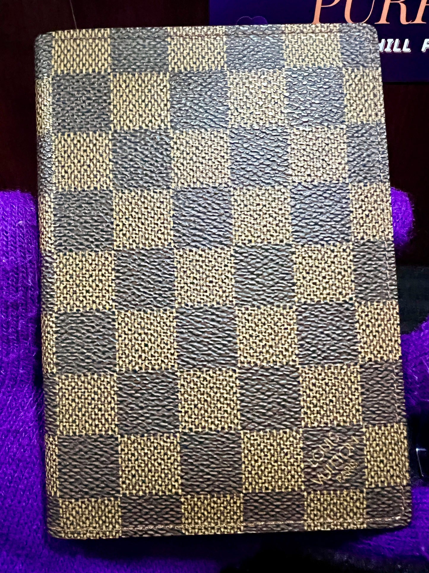 PASSPORT HOLDER DAMIER