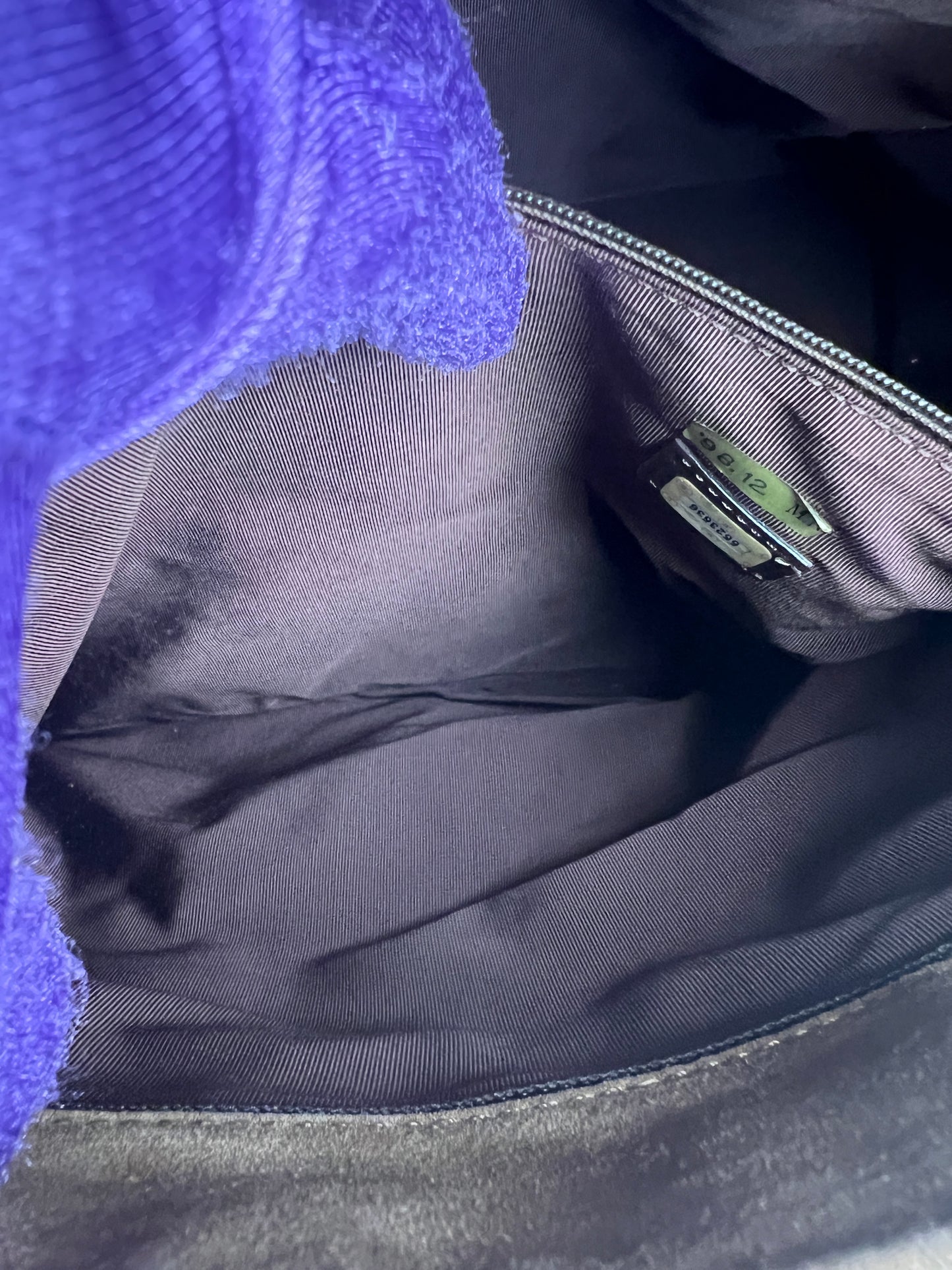 COCO MARK SUEDE TOTE BAG