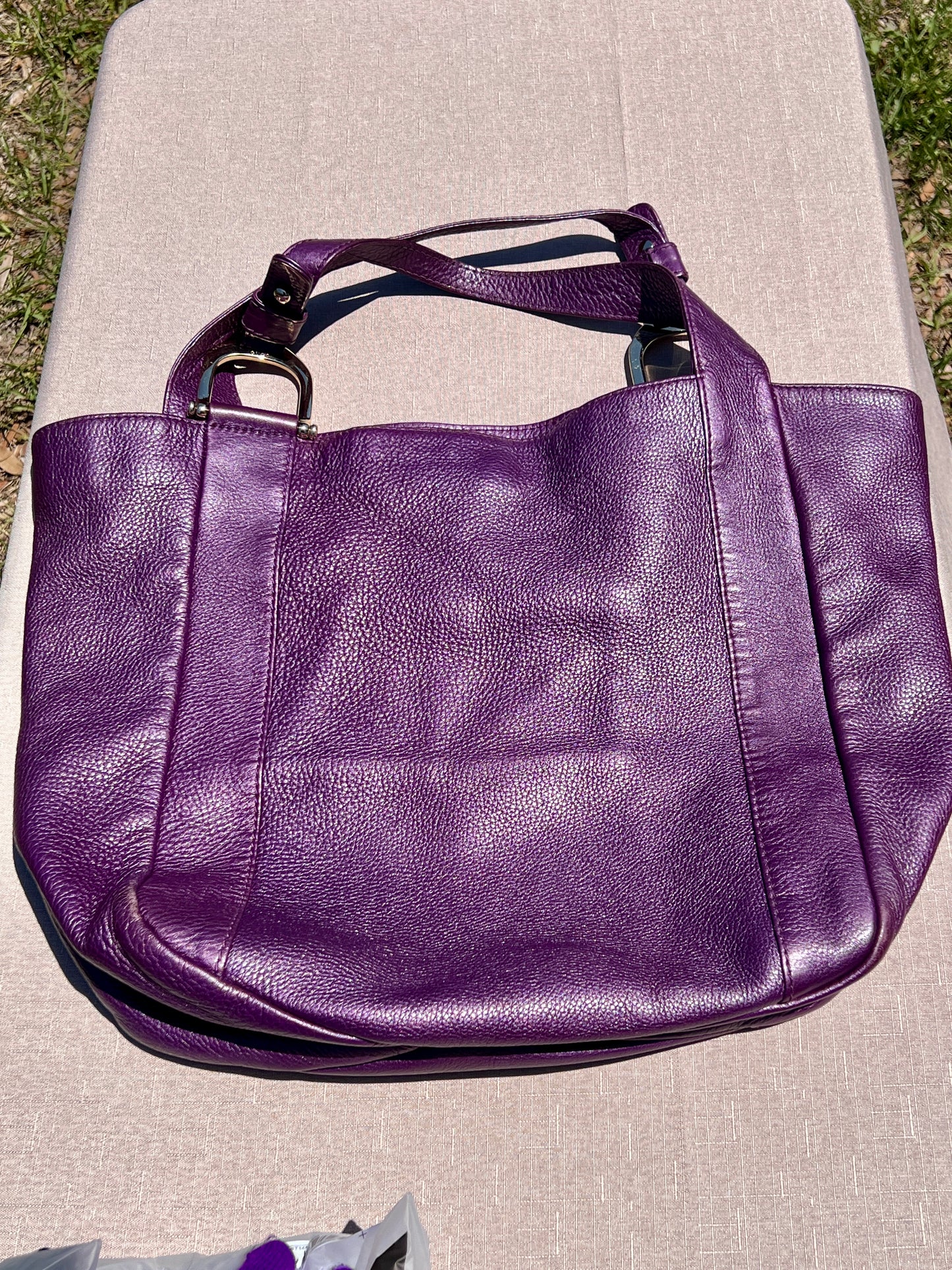 PURPLE TOTE BAG