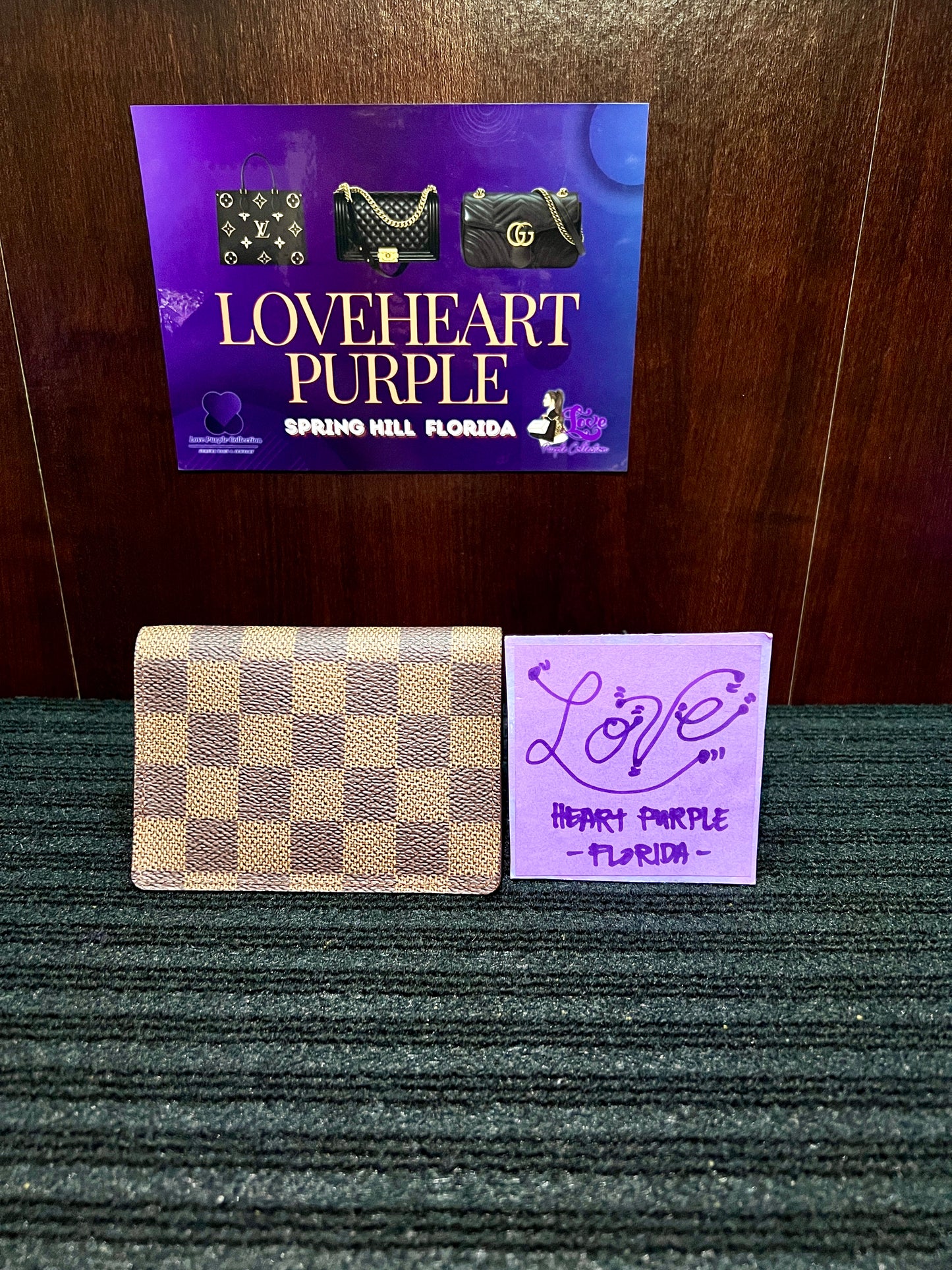 CARD HOLDER DAMIER
