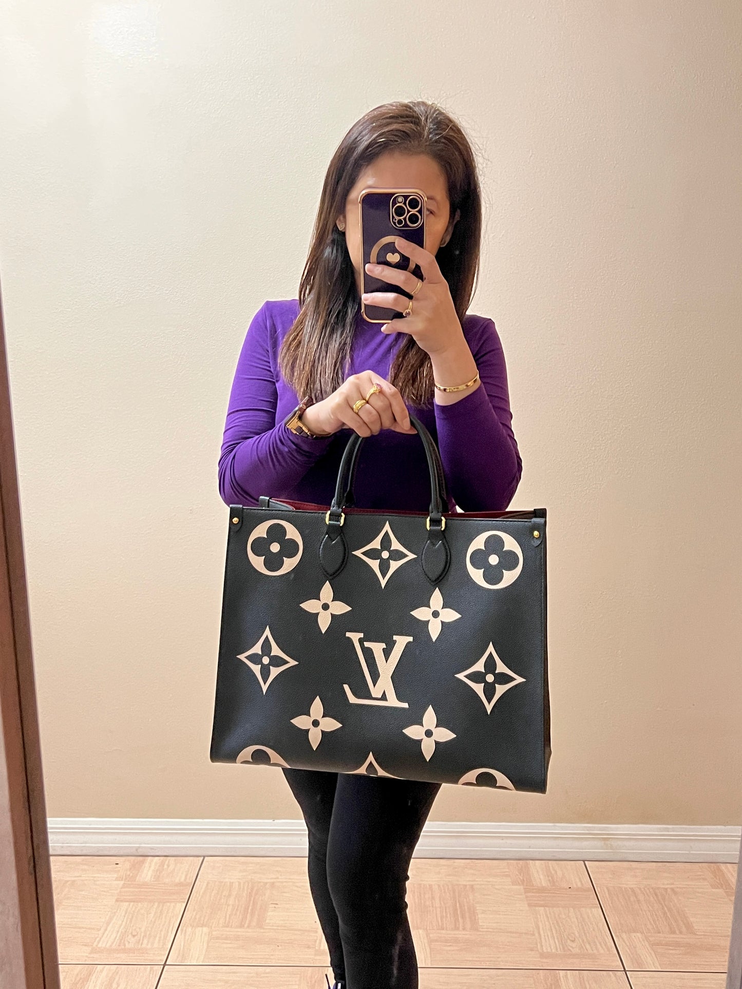 ON THE GO GM BICOLOR BLACK/BEIGE