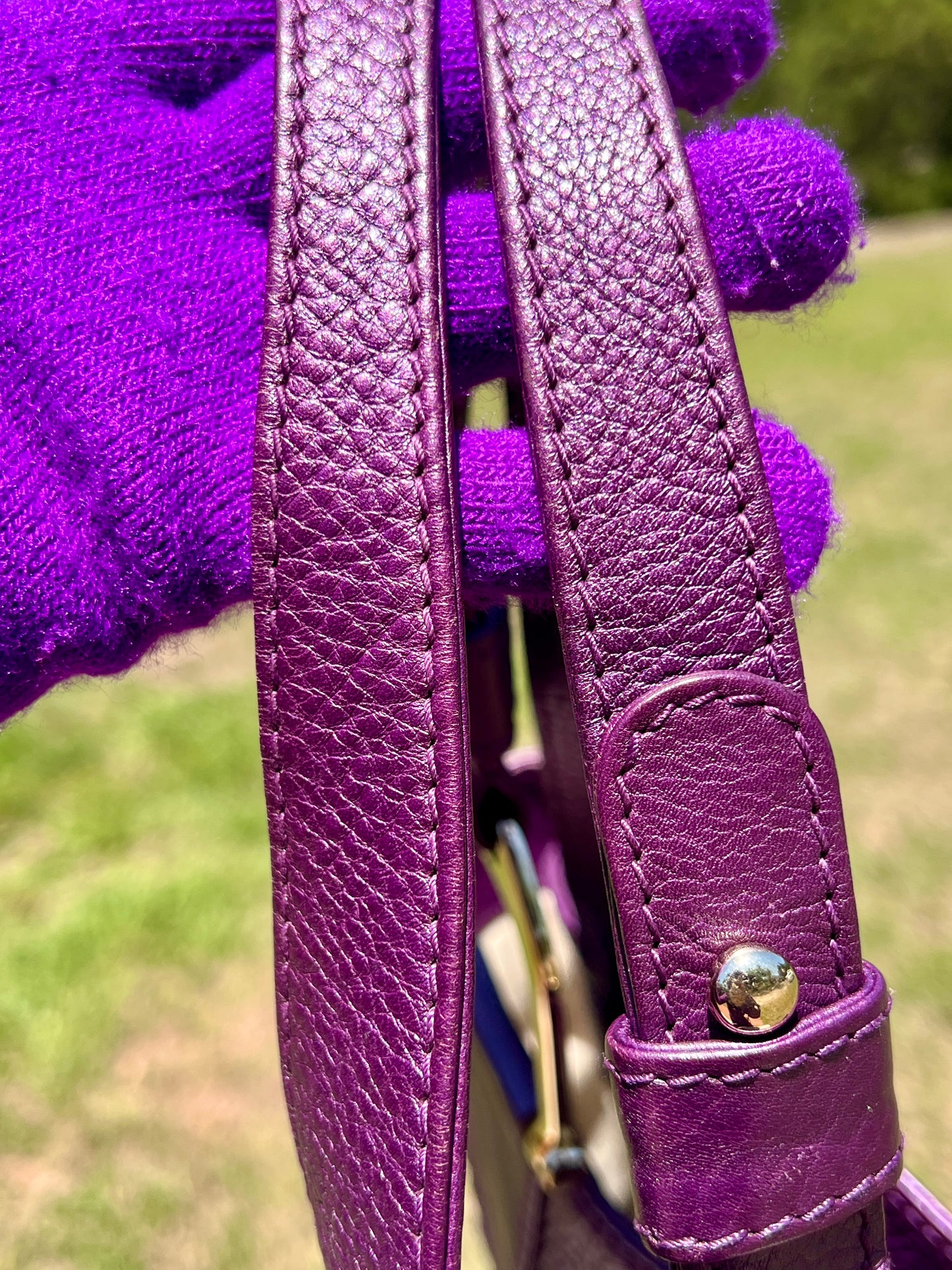 PURPLE TOTE BAG