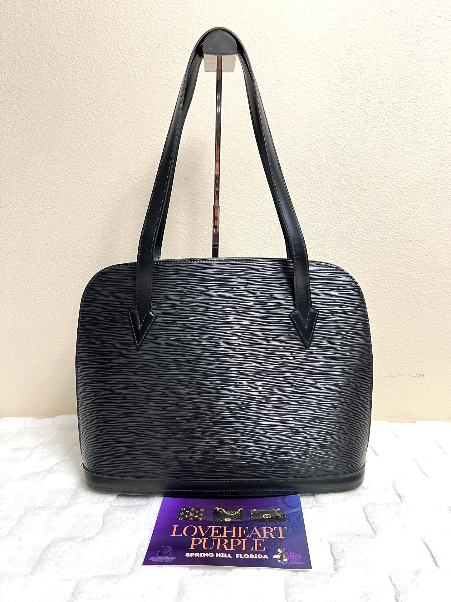 LUSSAC TOTE EPI BLACK