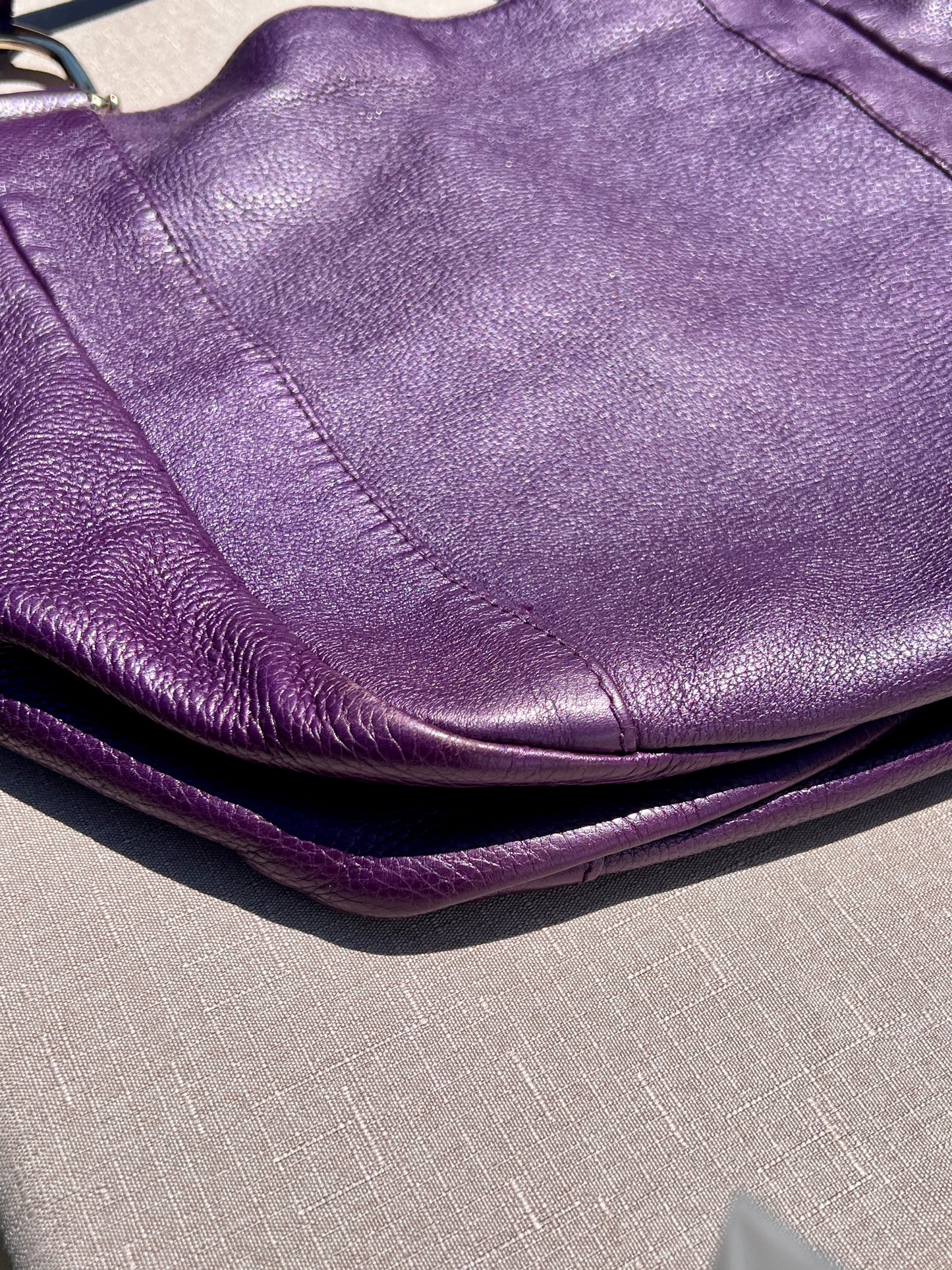 PURPLE TOTE BAG