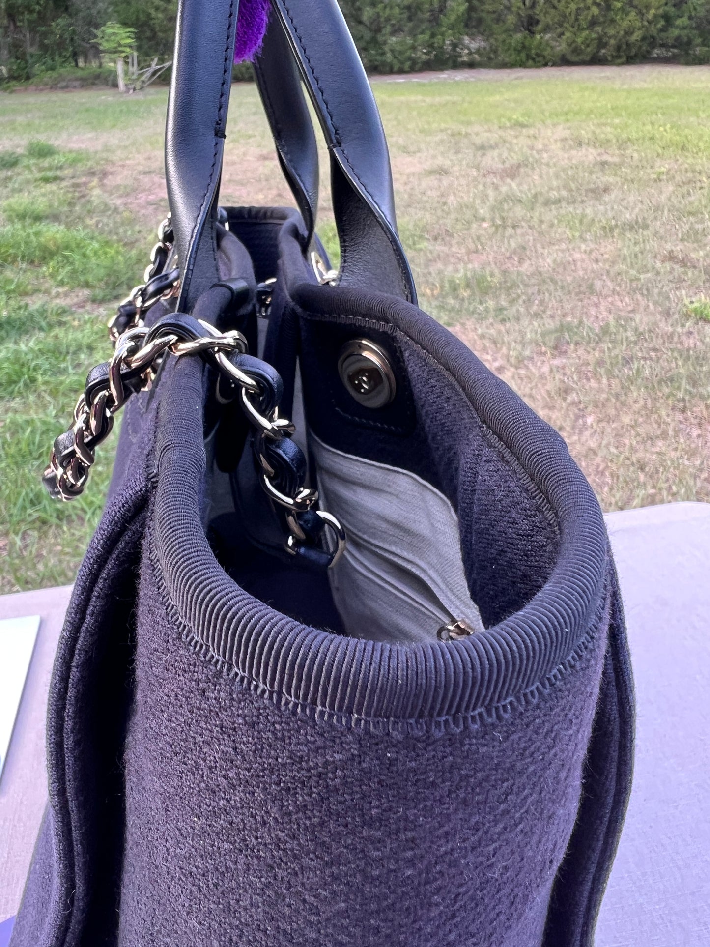 DEAUVILLE TOTE MEDIUM BLACK
