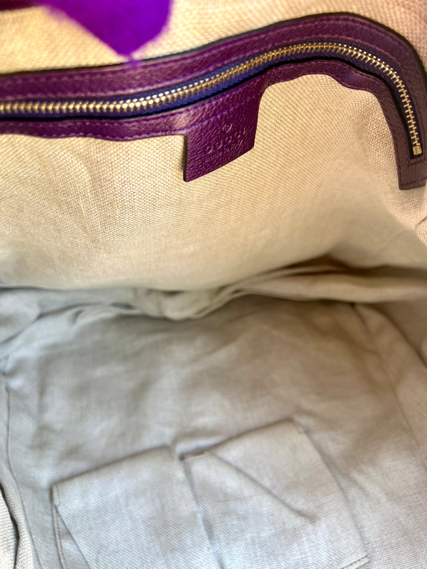 PURPLE TOTE BAG