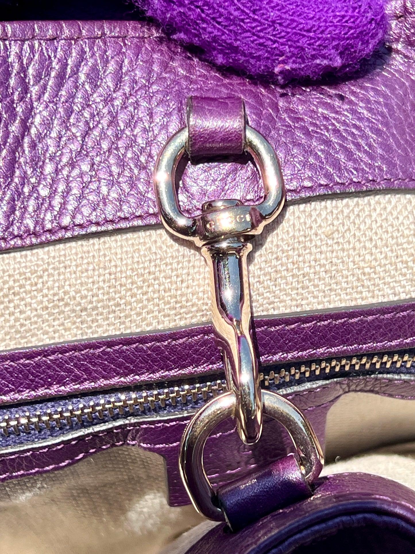 PURPLE TOTE BAG