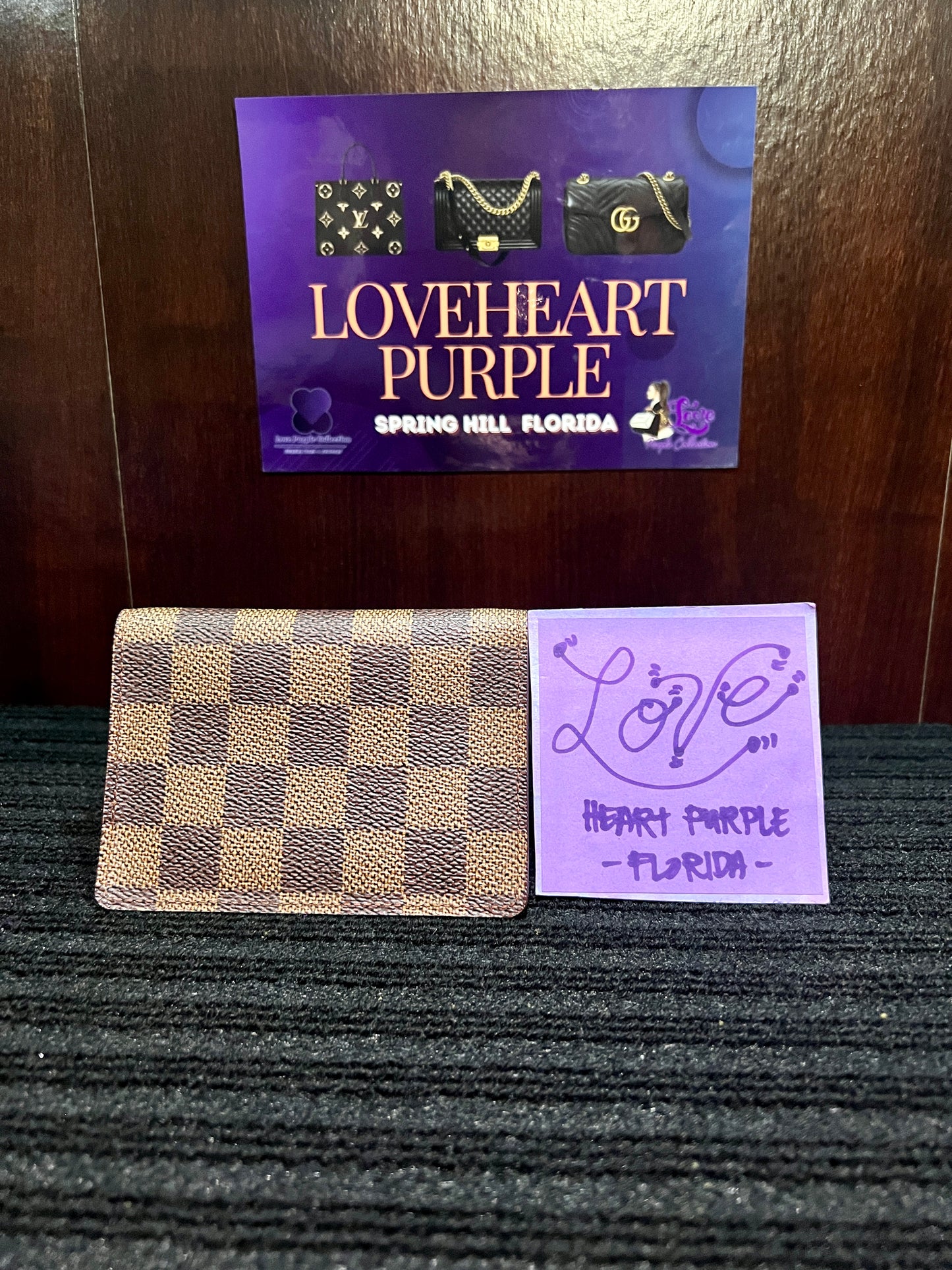 CARD HOLDER DAMIER