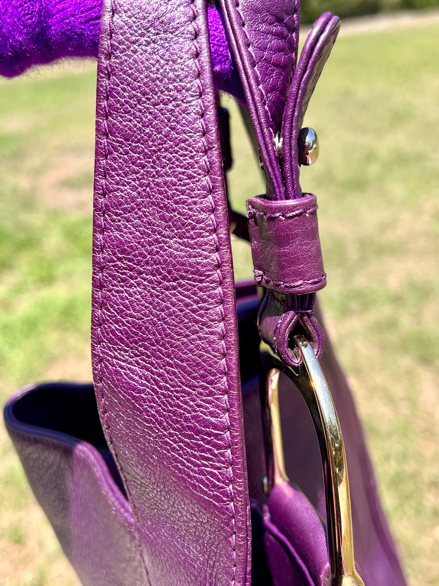 PURPLE TOTE BAG