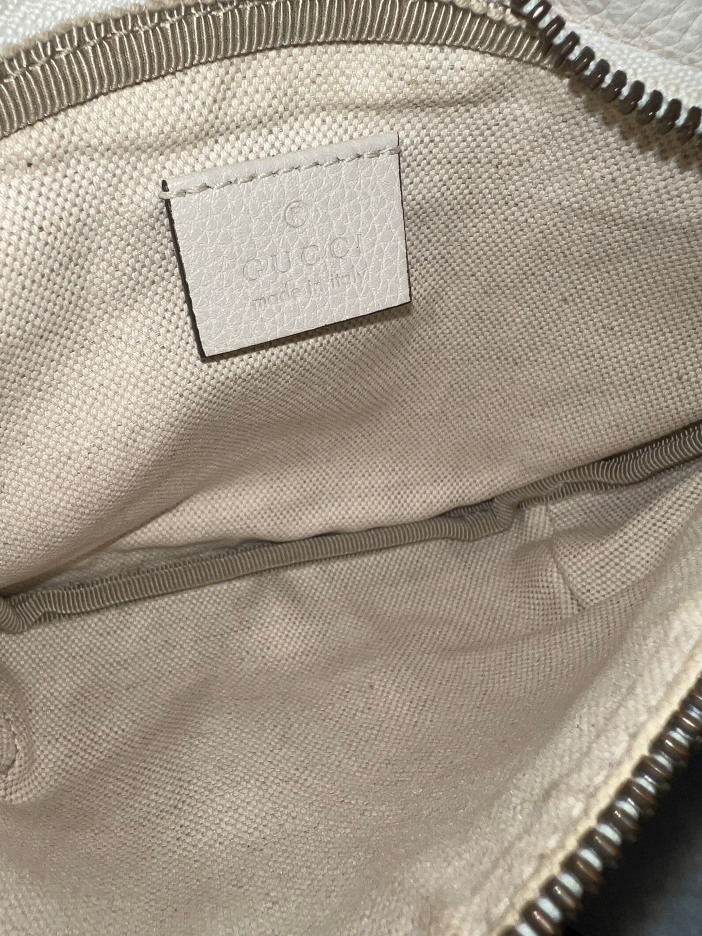 G_G BELT BAG WHITE