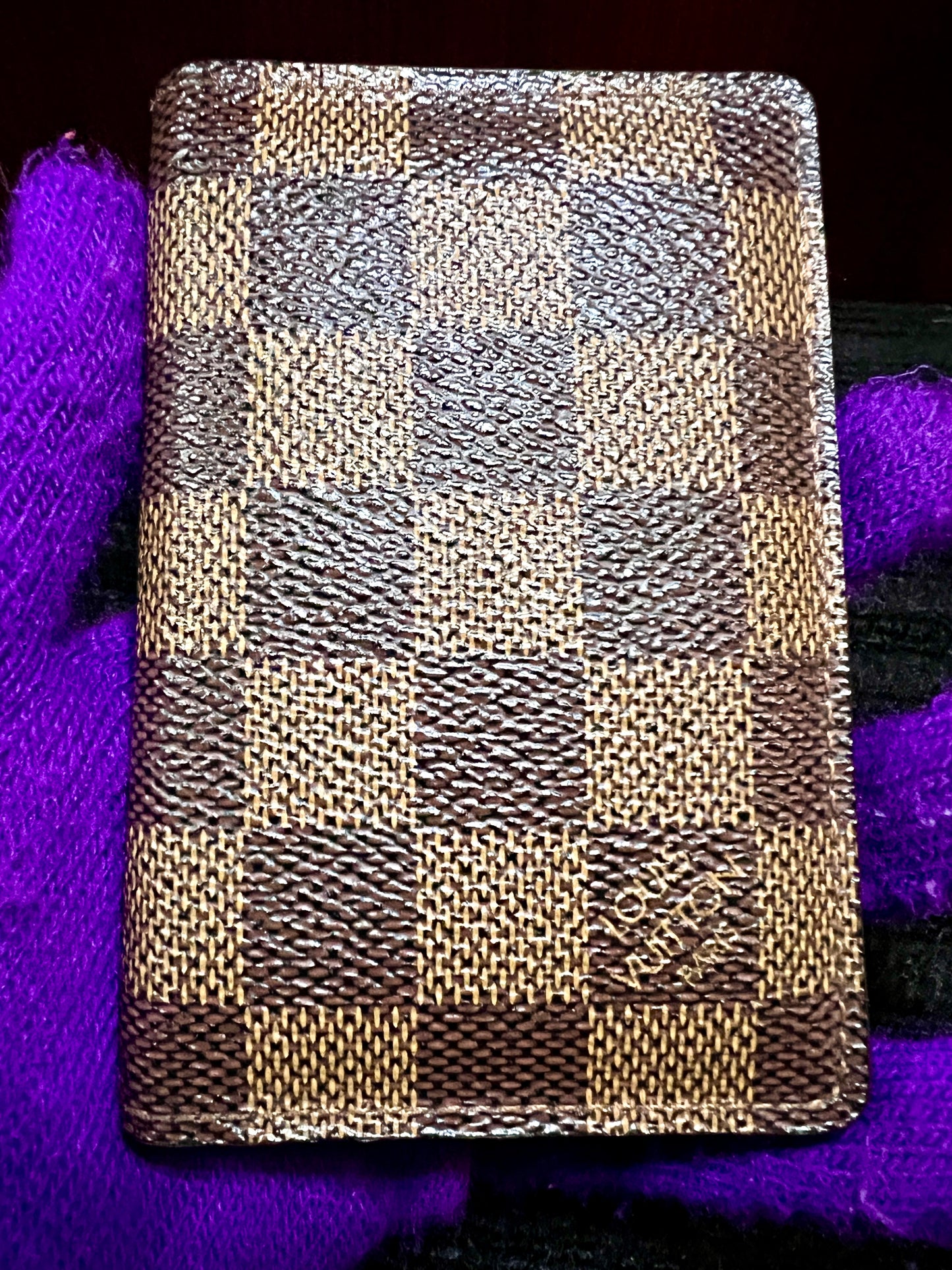 COMPACT CARD HOLDER DAMIER