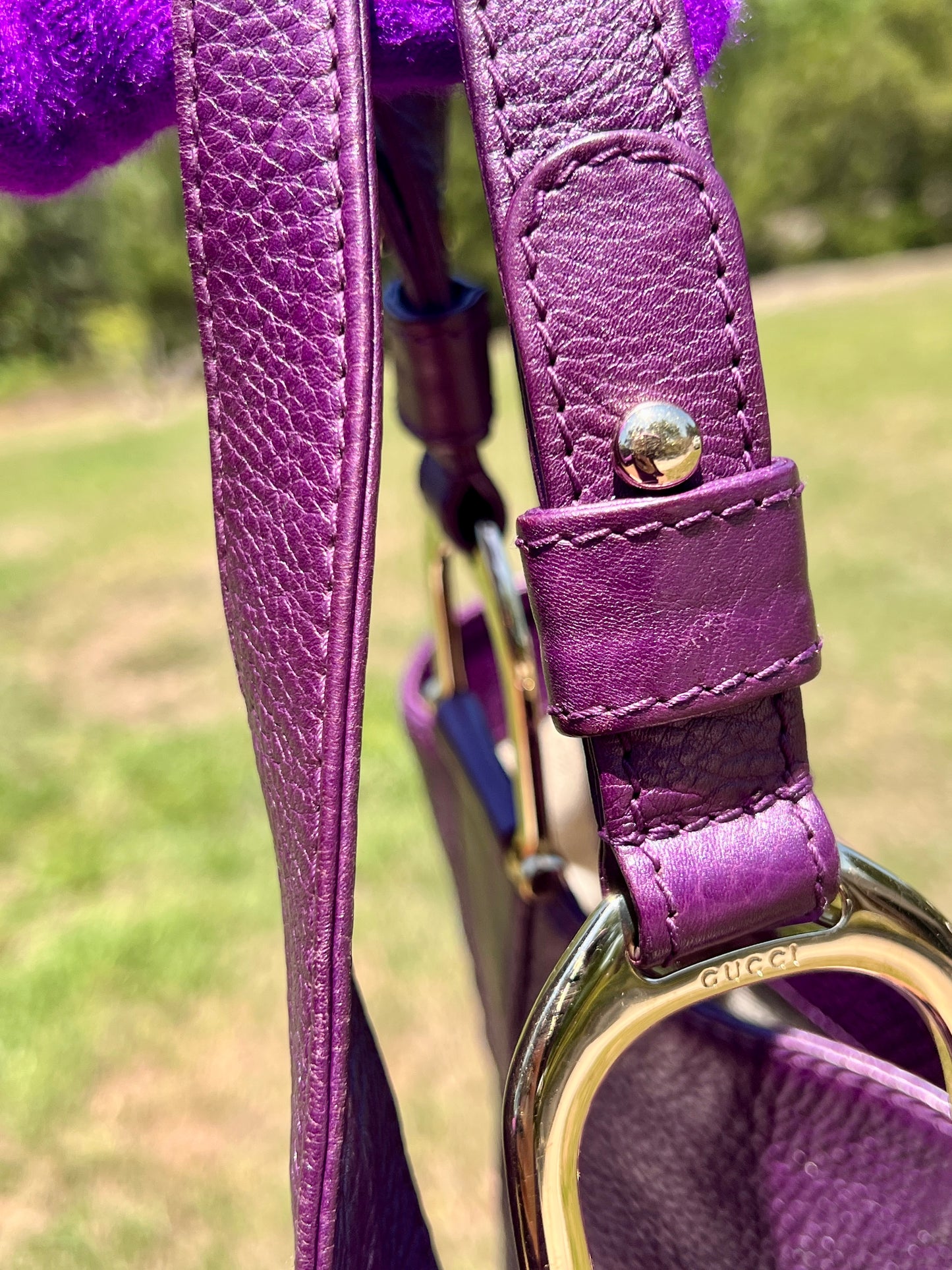 PURPLE TOTE BAG