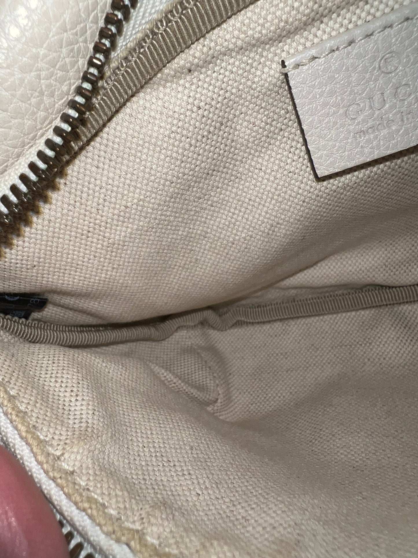 G_G BELT BAG WHITE