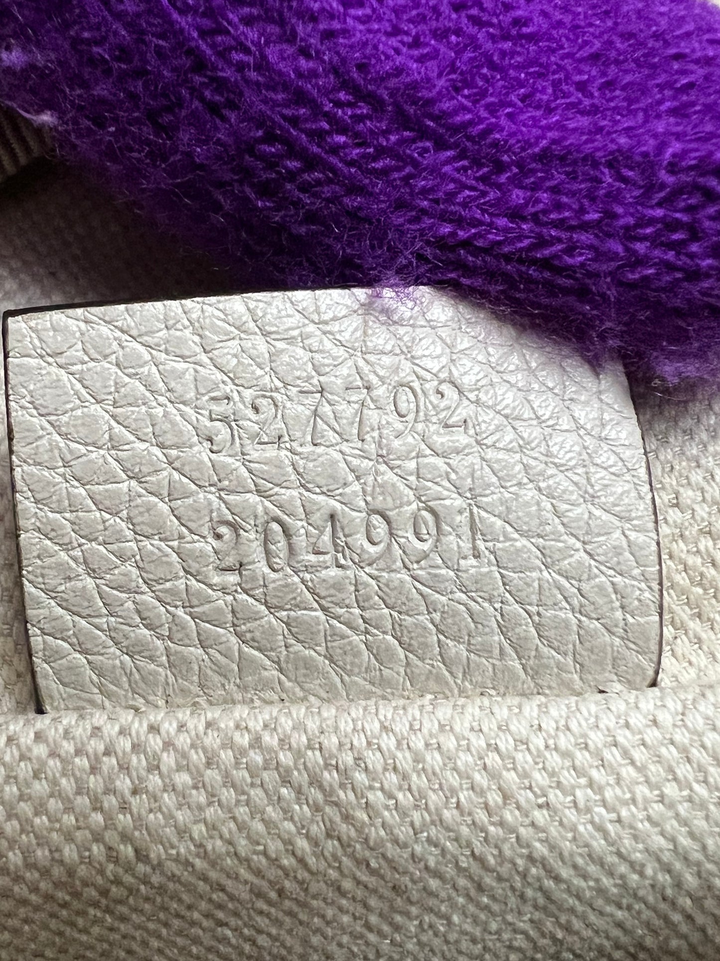 G_G BELT BAG WHITE