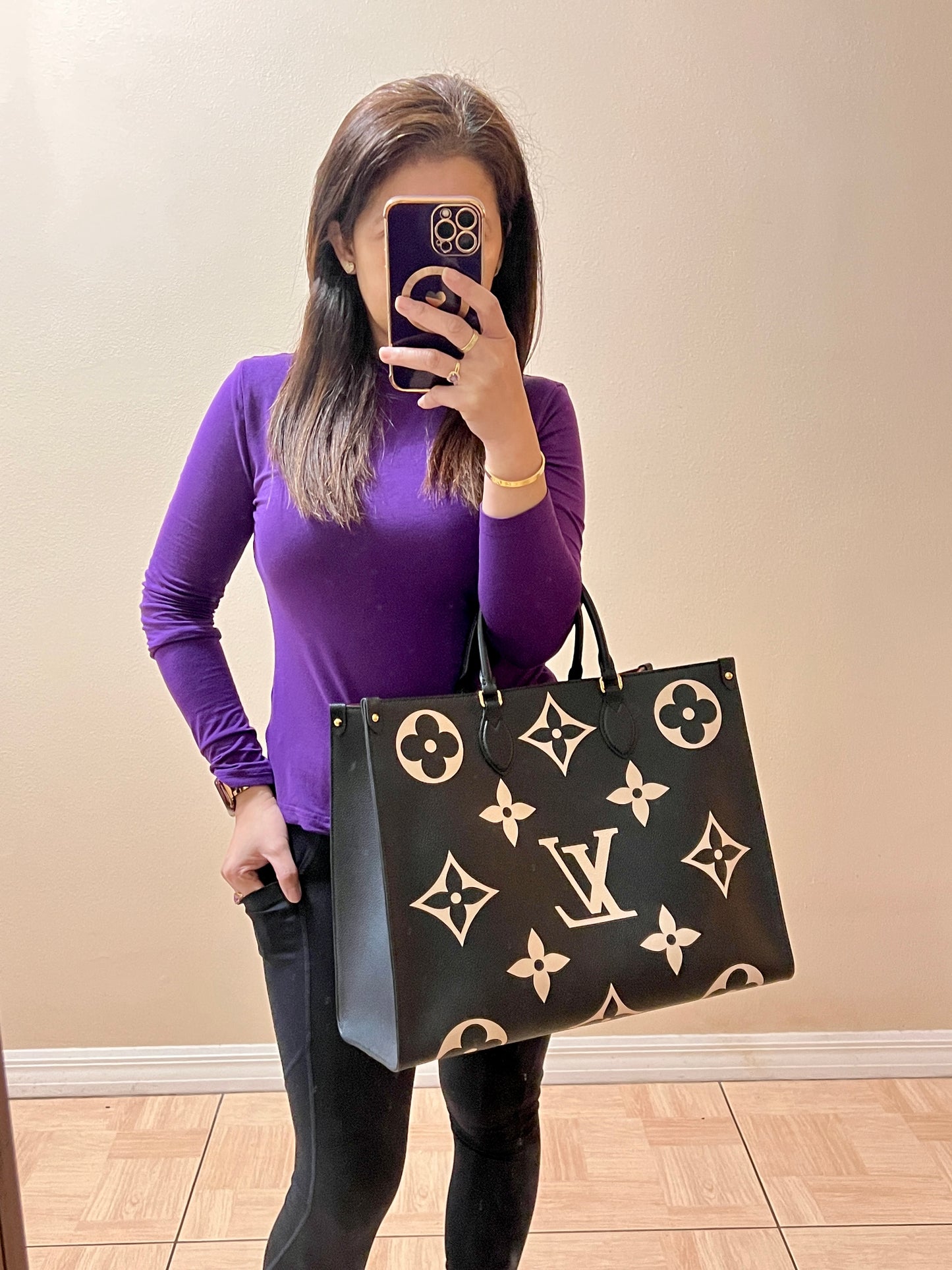 ON THE GO GM BICOLOR BLACK/BEIGE