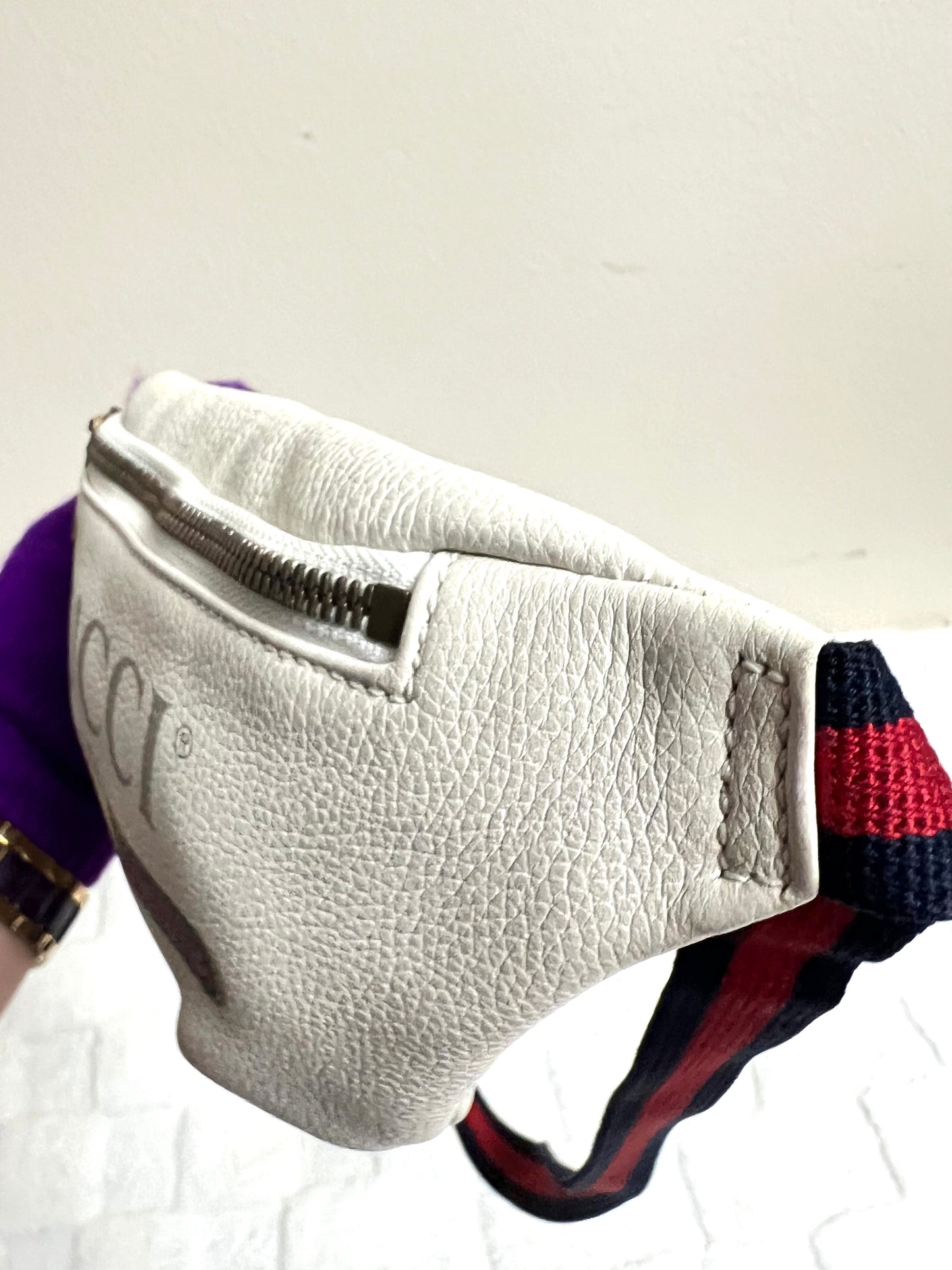G_G BELT BAG WHITE