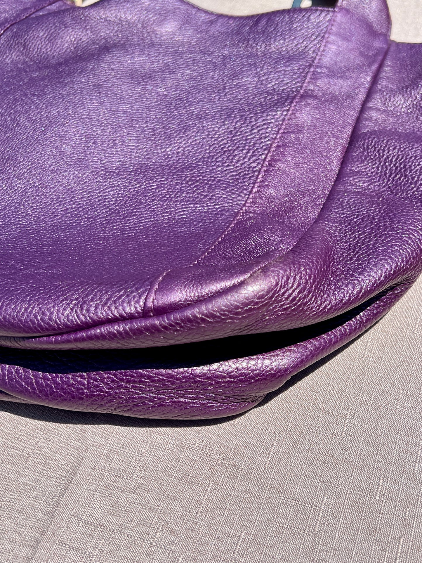 PURPLE TOTE BAG
