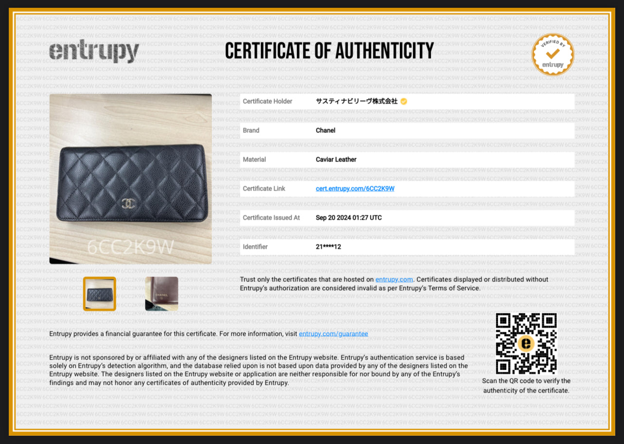 LONG WALLET BIFOLD CAVIAR GHW