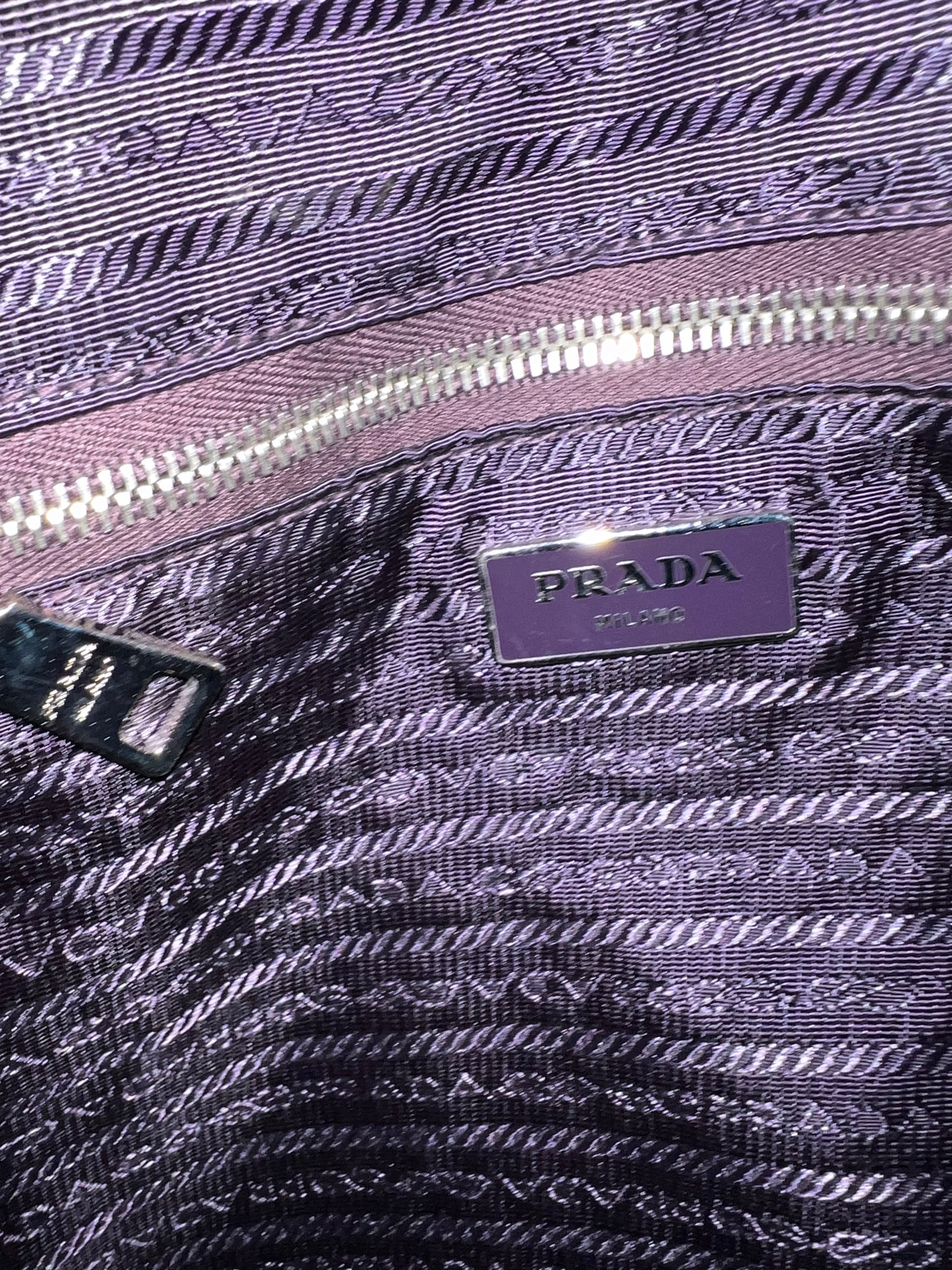 P_R_A_D_A TOTE PURPLE