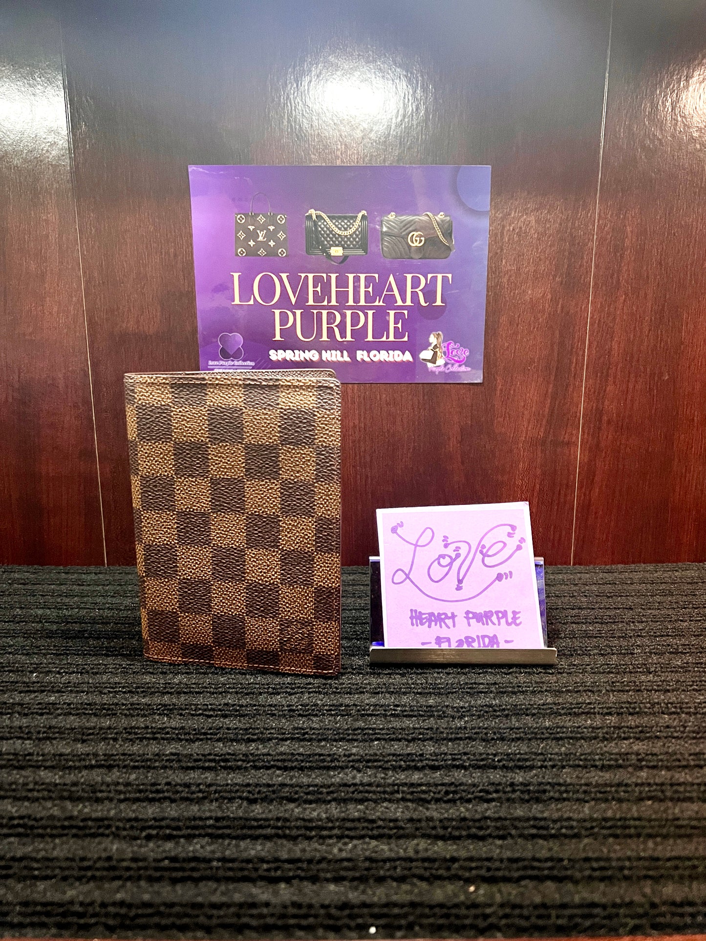 PASSPORT HOLDER DAMIER