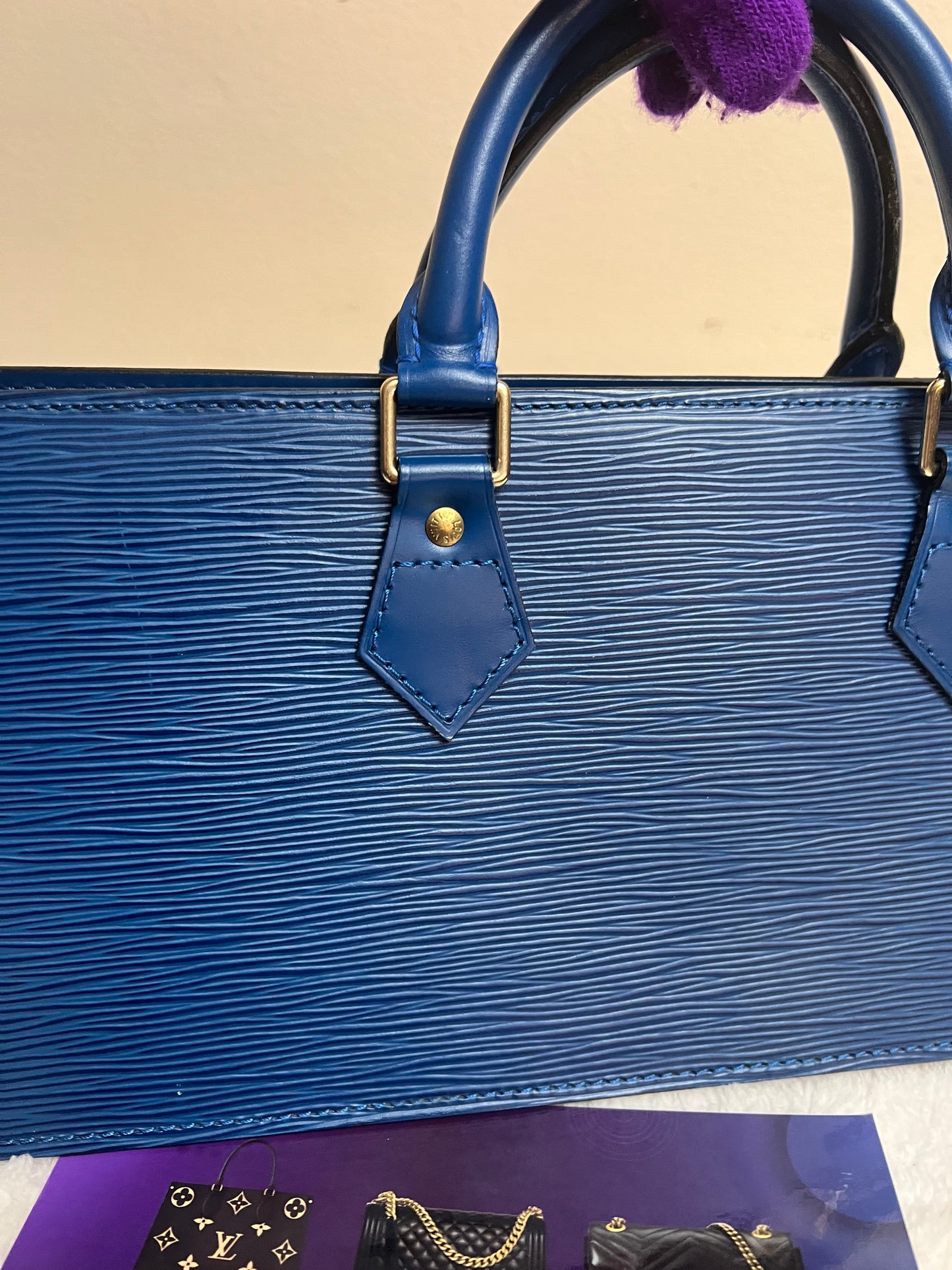 SAC TRIANGLE EPI BLUE