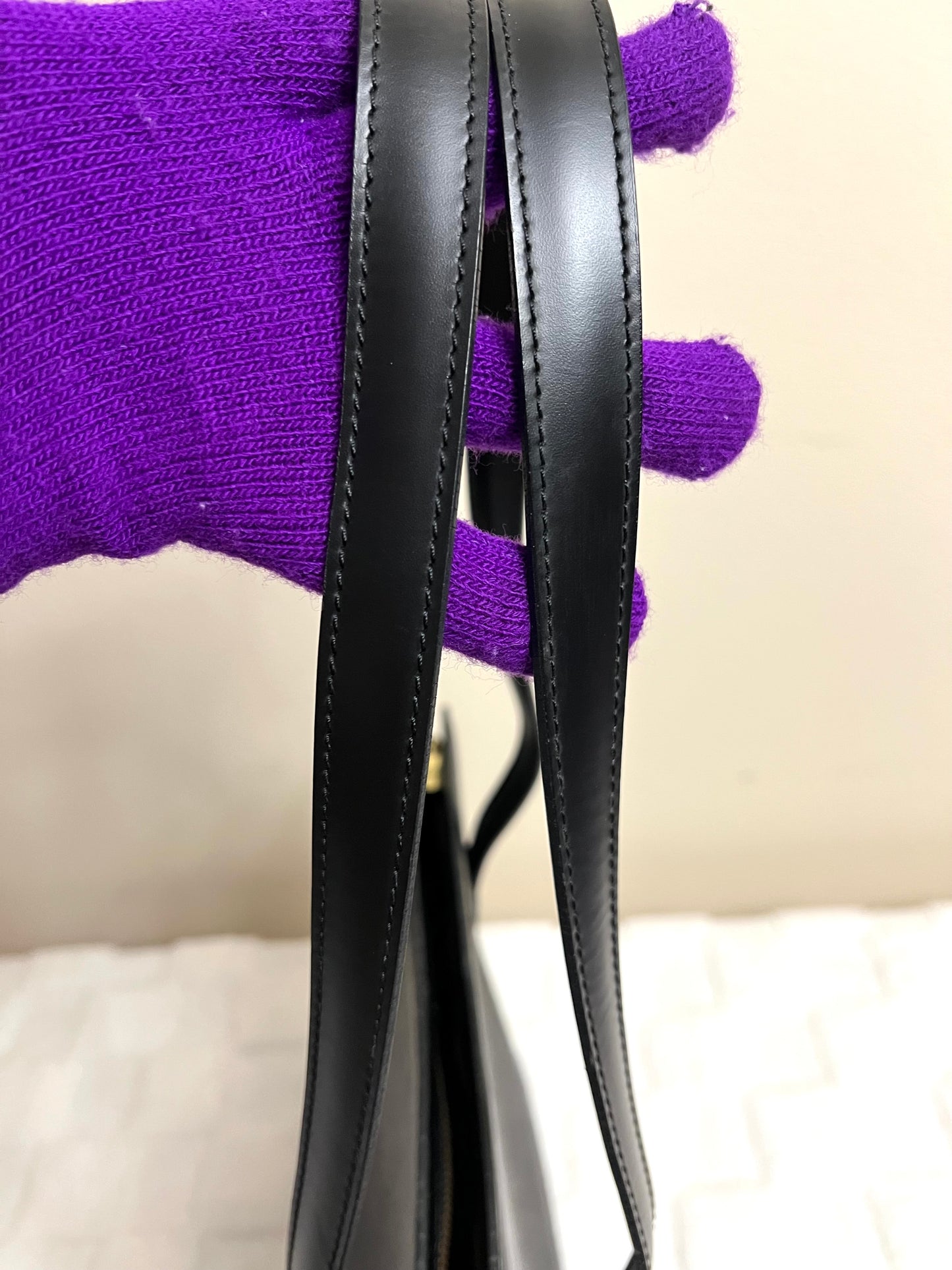 LUSSAC TOTE EPI BLACK