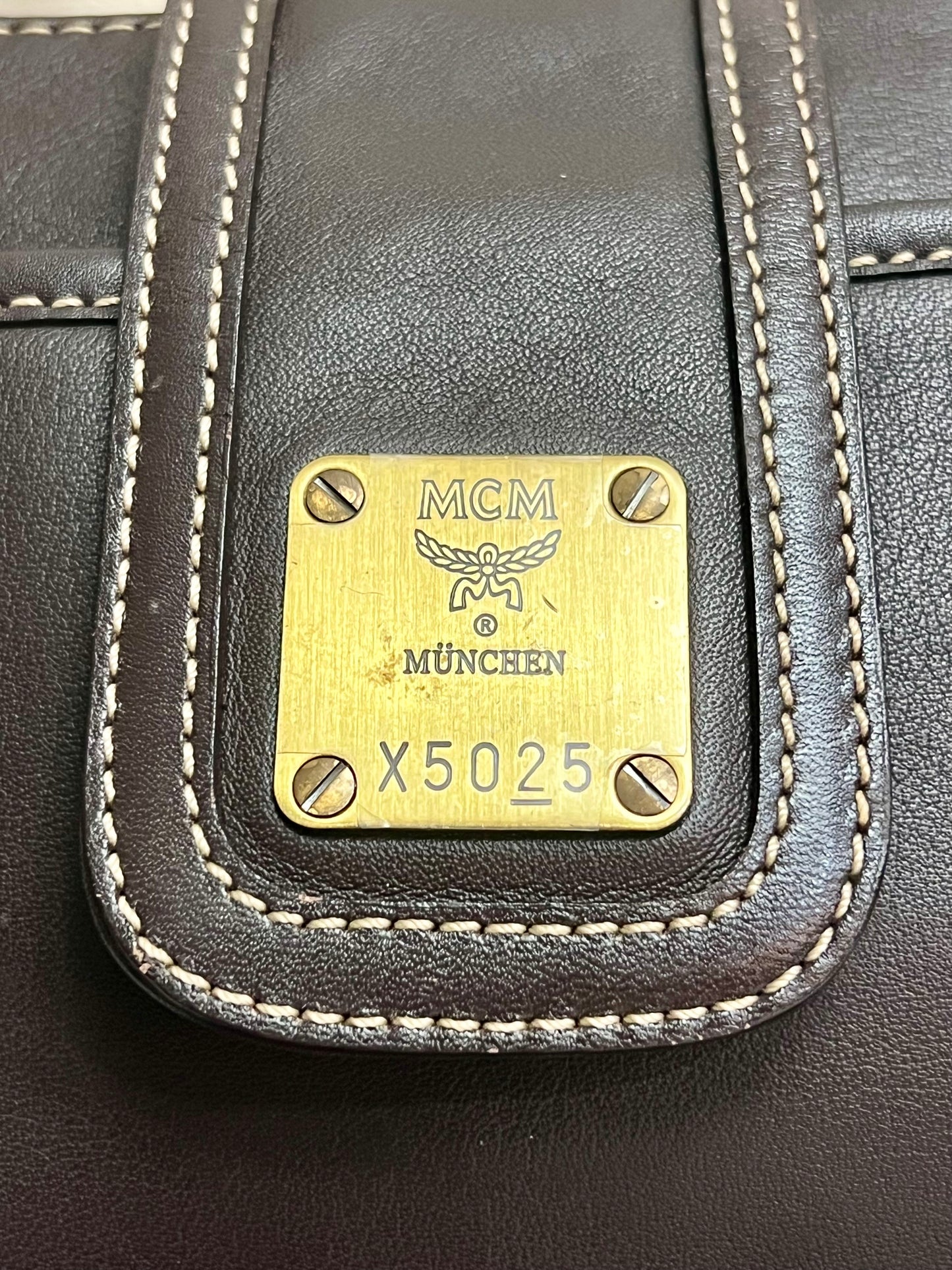 MCM CHOCO BROWN TOTE