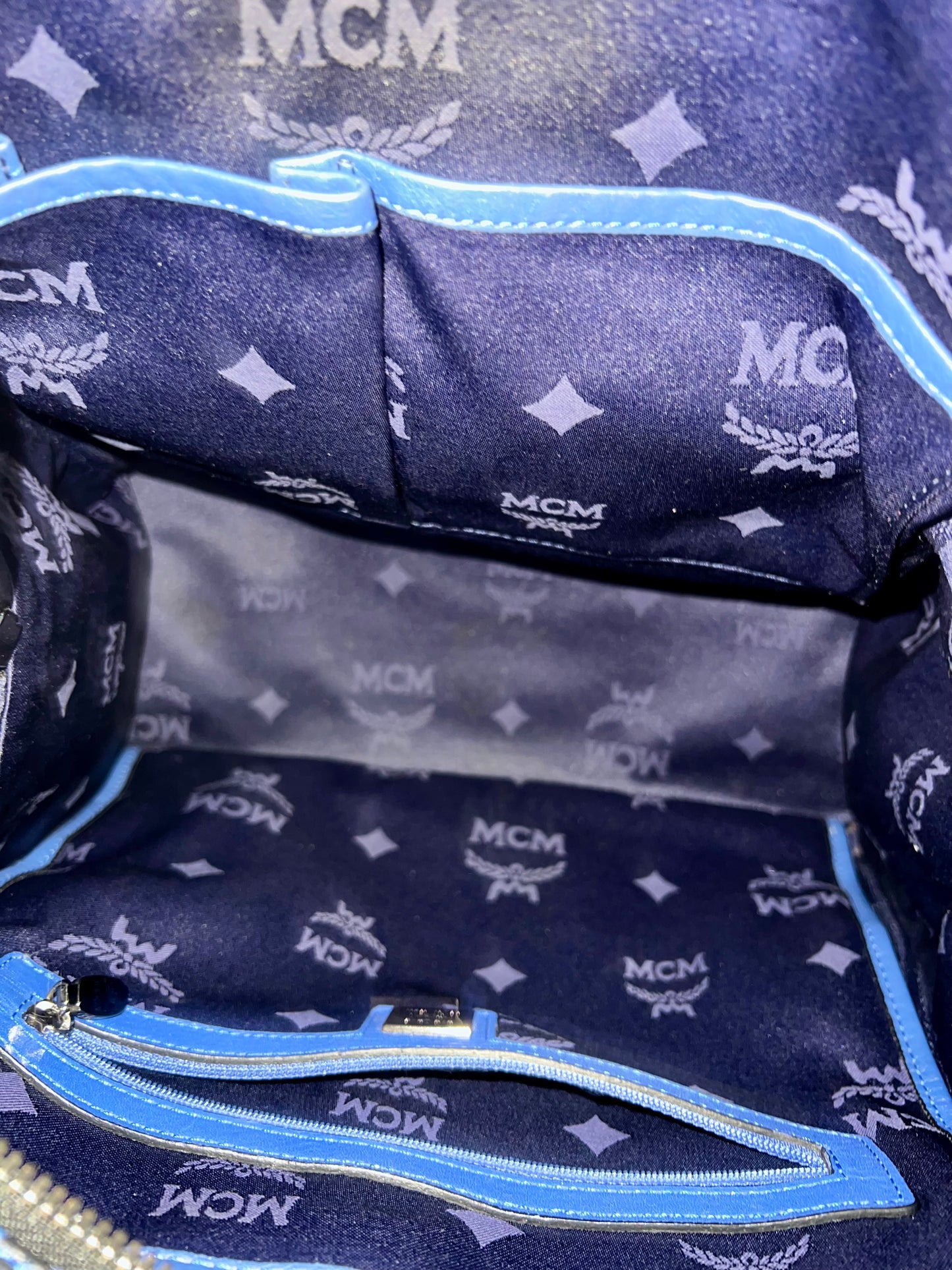MCM BAGPACK LIMITED EDITION BLUE