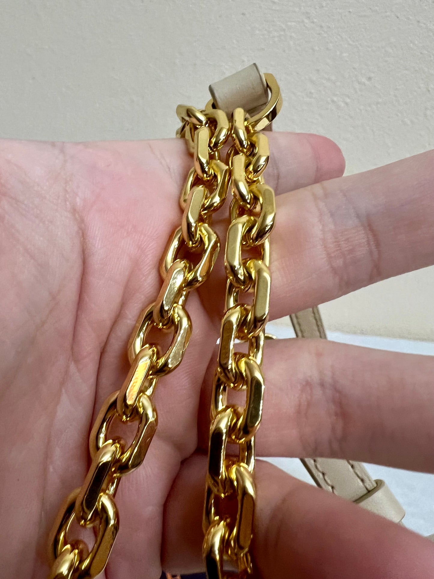 MCM Tracy Laurel Leather Chain Crossbody.