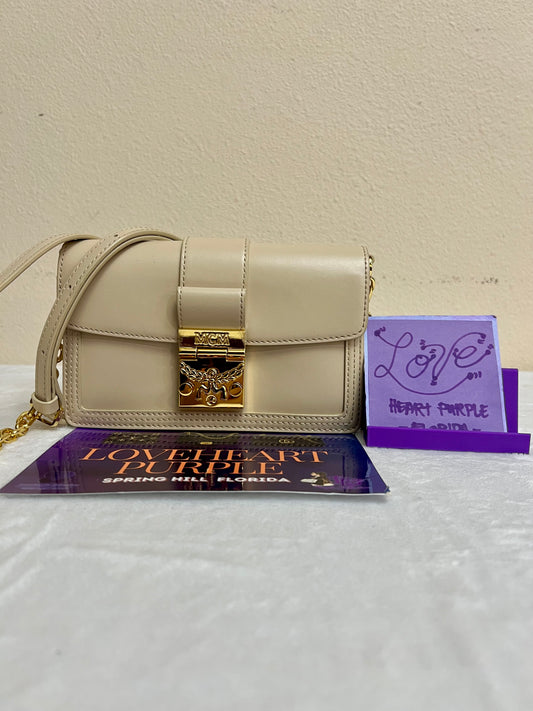 MCM Tracy Laurel Leather Chain Crossbody.
