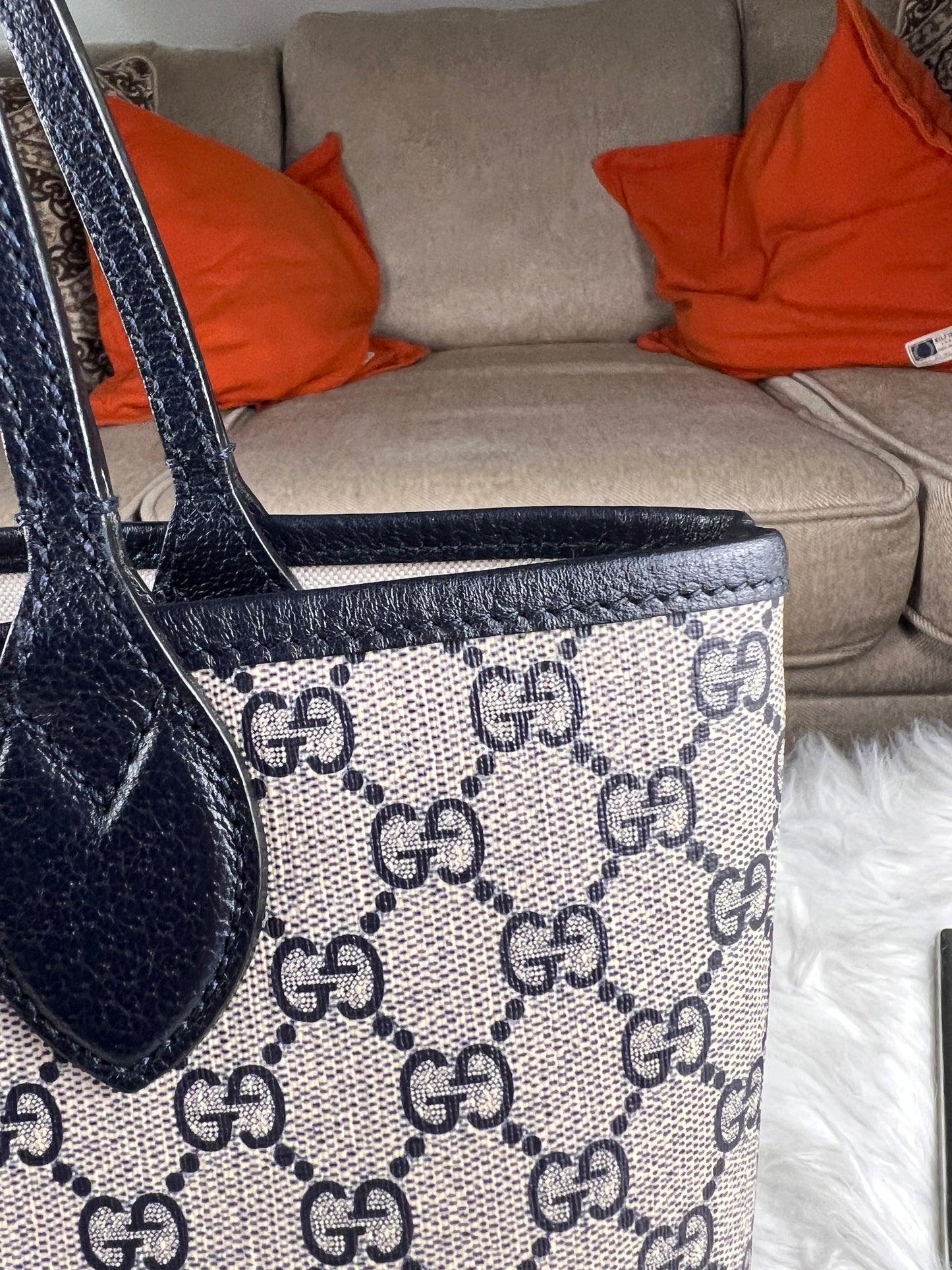 OPHIDIA SHOPPING TOTE NAVY