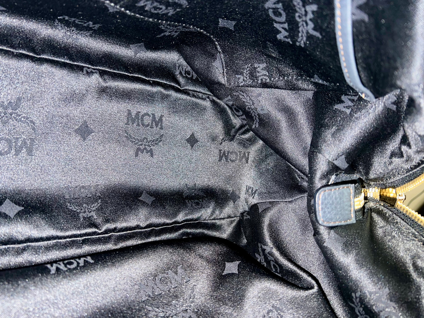 MCM BOSTON SOFT LEATHER