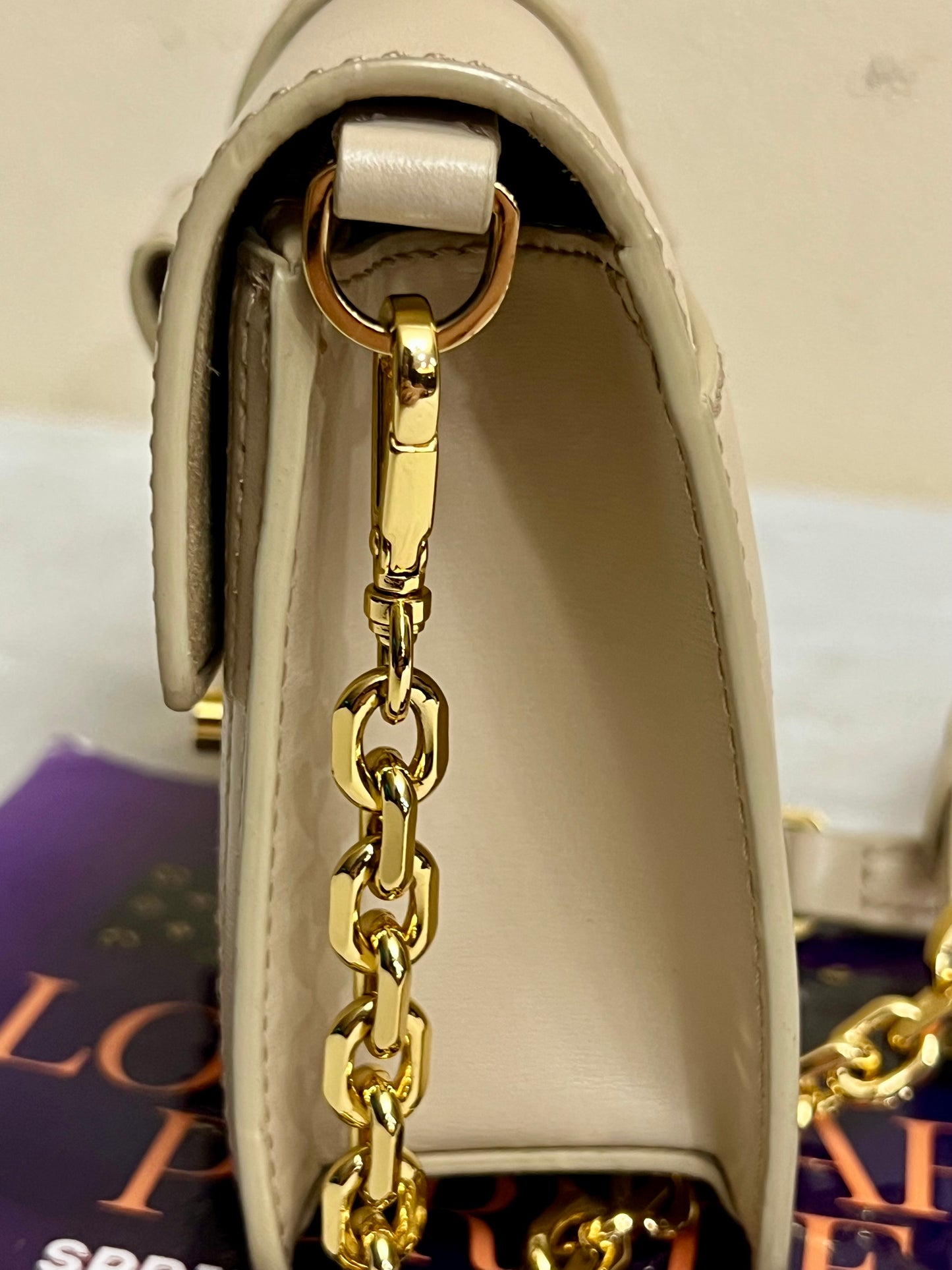 MCM Tracy Laurel Leather Chain Crossbody.