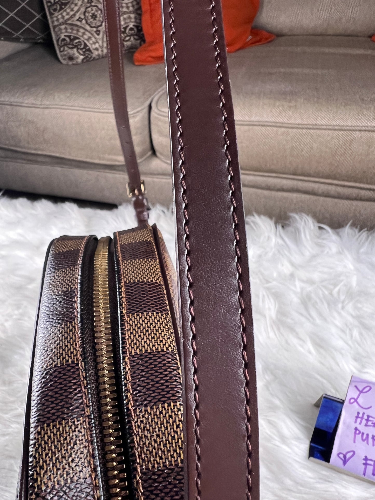 IPANEMA PM CROSSBODY DAMIER EBENE