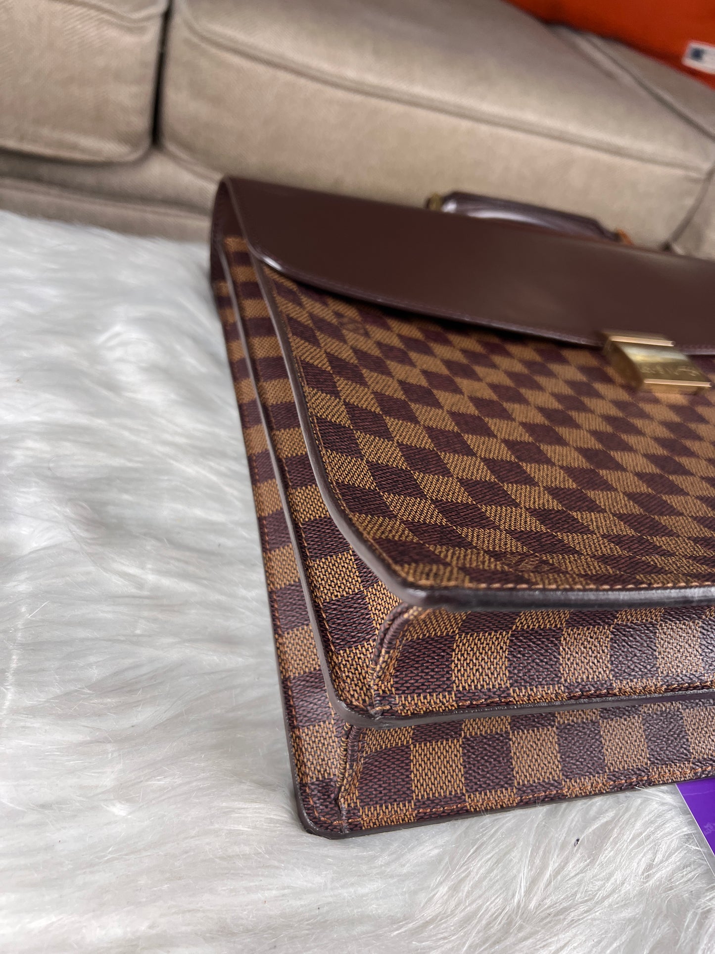 ALTONA PM BRIEFCASE DAMIER EBENE