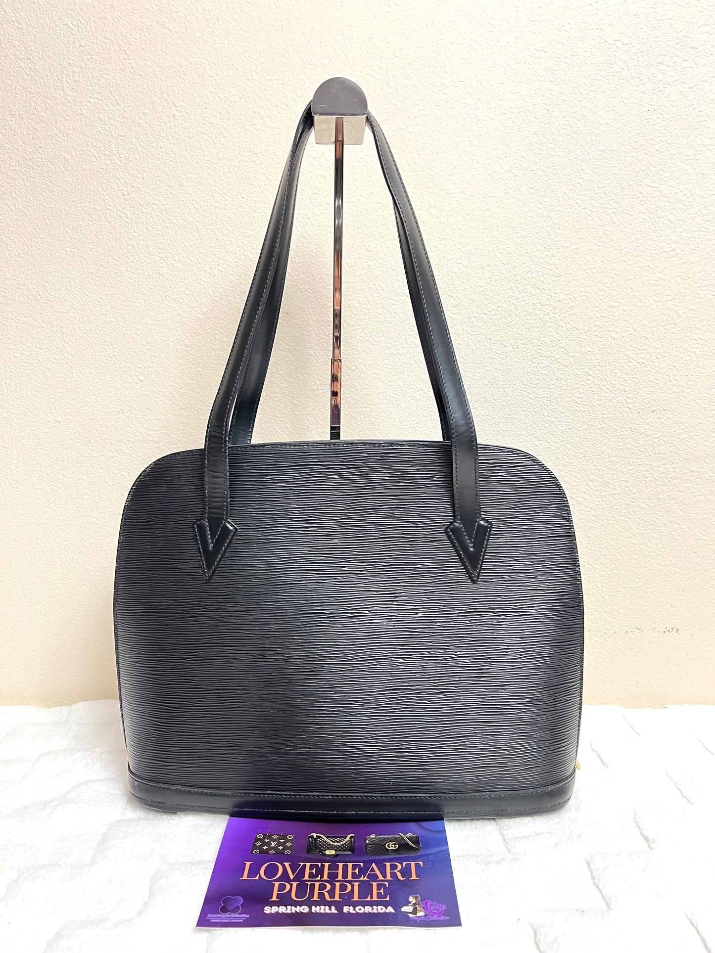 LUSSAC TOTE EPI BLACK